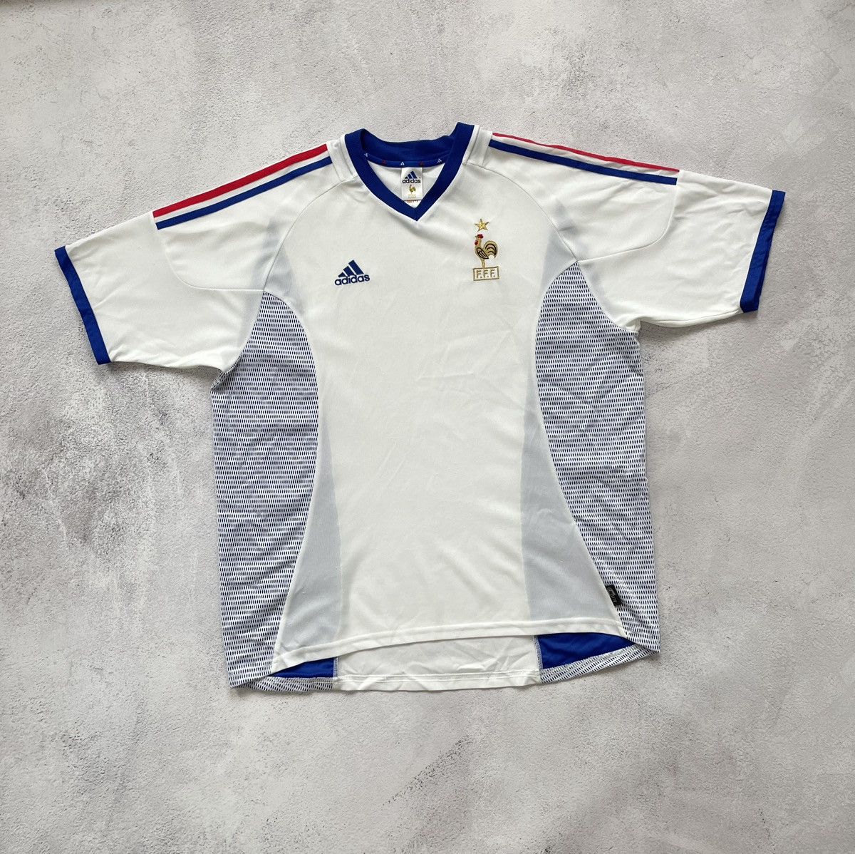 Adidas Adidas France National Team 2002-2004 Away Football Jersey Size US XL / EU 56 / 4 - 1 Thumbnail