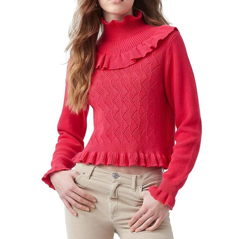 French Connection NWT New $128 French Connection Kamillia Mozart Cotton Sweat Size L / US 10 / IT 46 - 1 Thumbnail