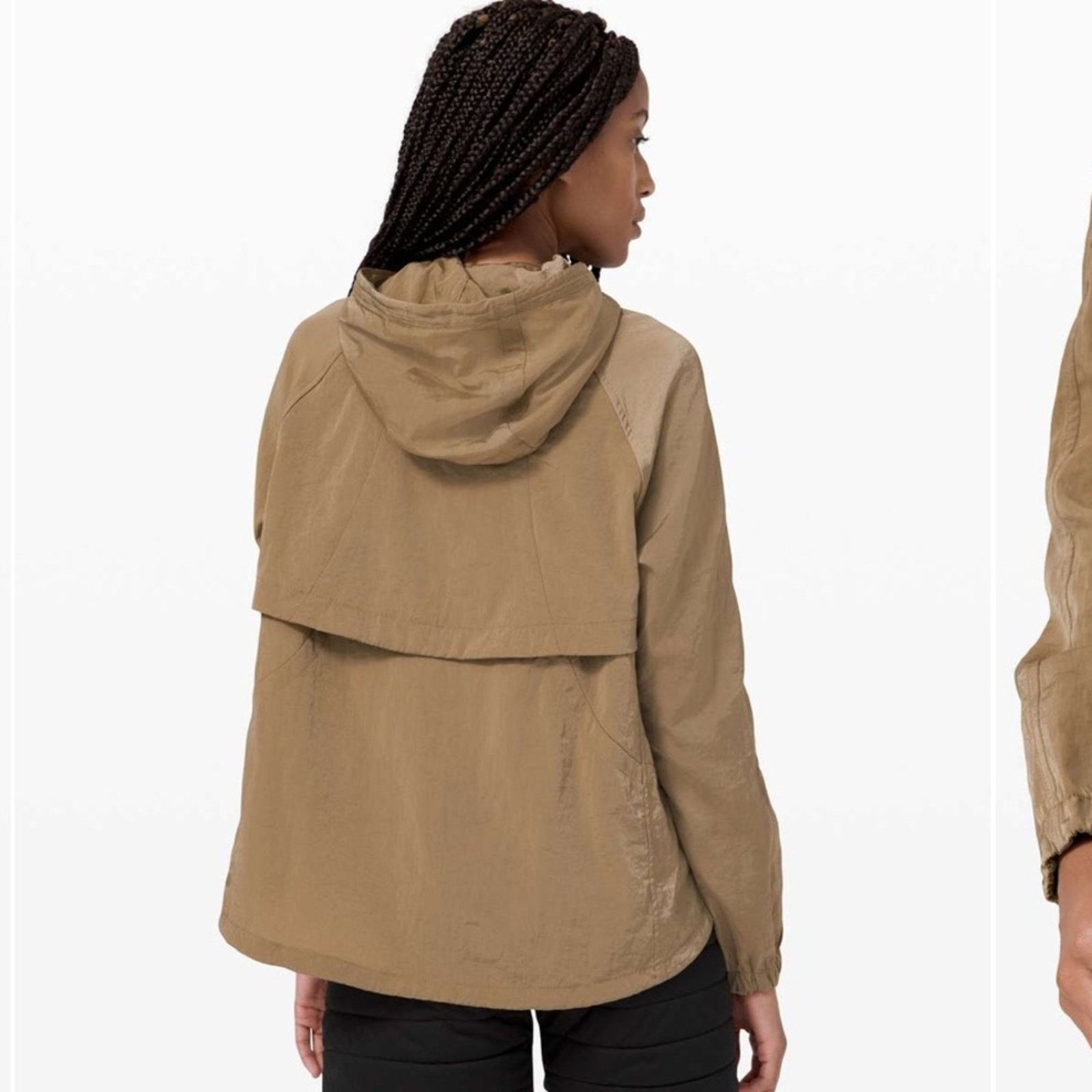 Lululemon Lululemon Seek Vistas 1/2 Zip Jacket – Frontier (Tan) Size L / US 10 / IT 46 - 3 Thumbnail