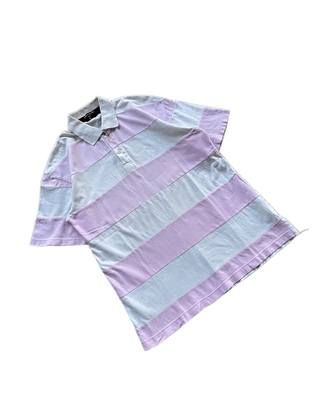 Comme des Garcons Comme des Garcons Oversize Pink Polo Shirt Size US S / EU 44-46 / 1 - 2 Thumbnail