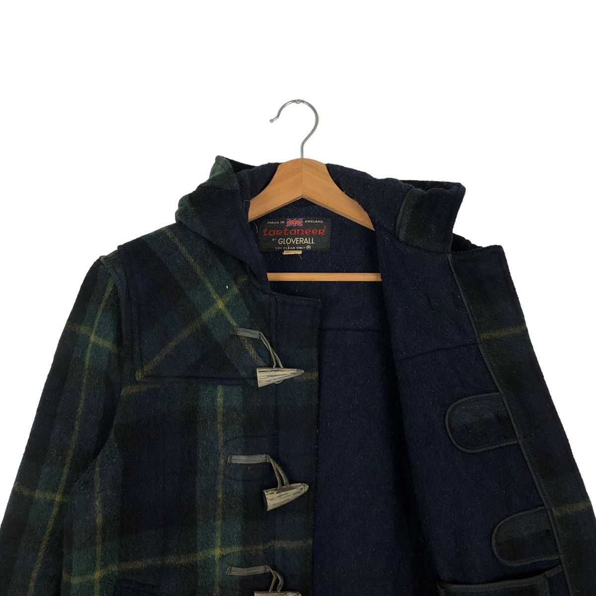 Gloverall VINTAGE LONG WOOL JACKET TARTANEER GLOVERALL ENGLAND Size US M / EU 48-50 / 2 - 10 Thumbnail