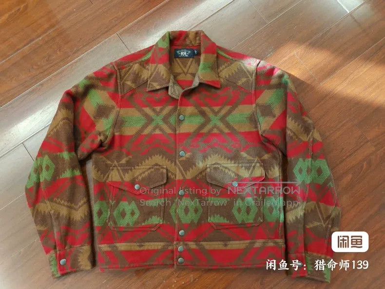 RRL Ralph Lauren RRL Ralph Lauren Southwest printed wool blend jacket Size US M / EU 48-50 / 2 - 1 Thumbnail