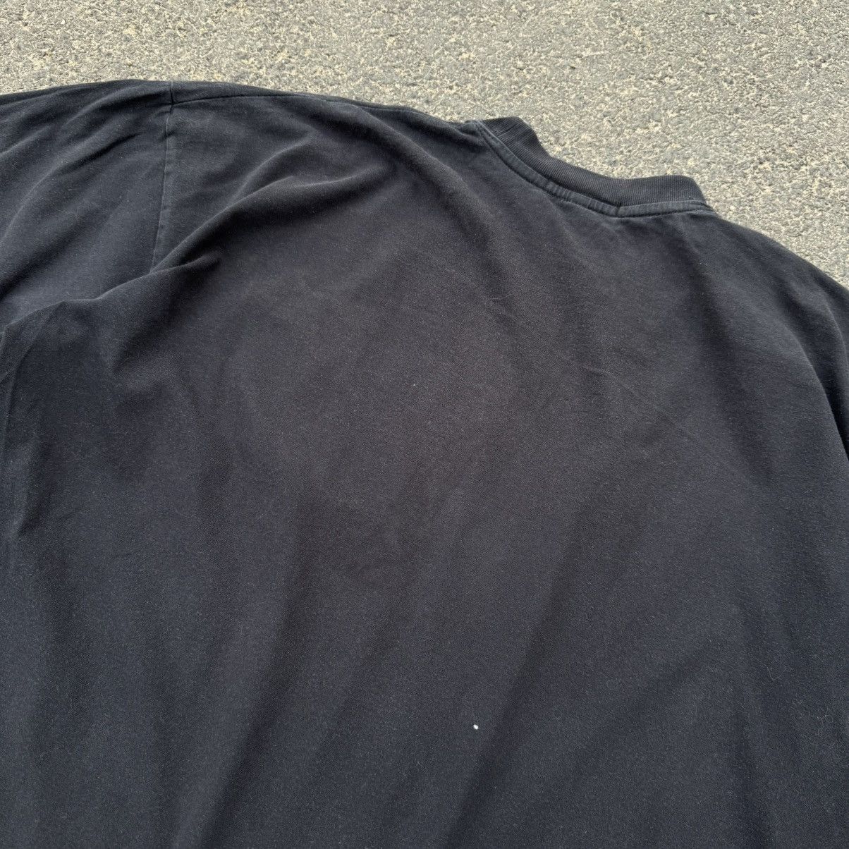 Other Vintage Black Blank Tee Japanese Archive Trashed Basic Size US L / EU 52-54 / 3 - 7 Thumbnail