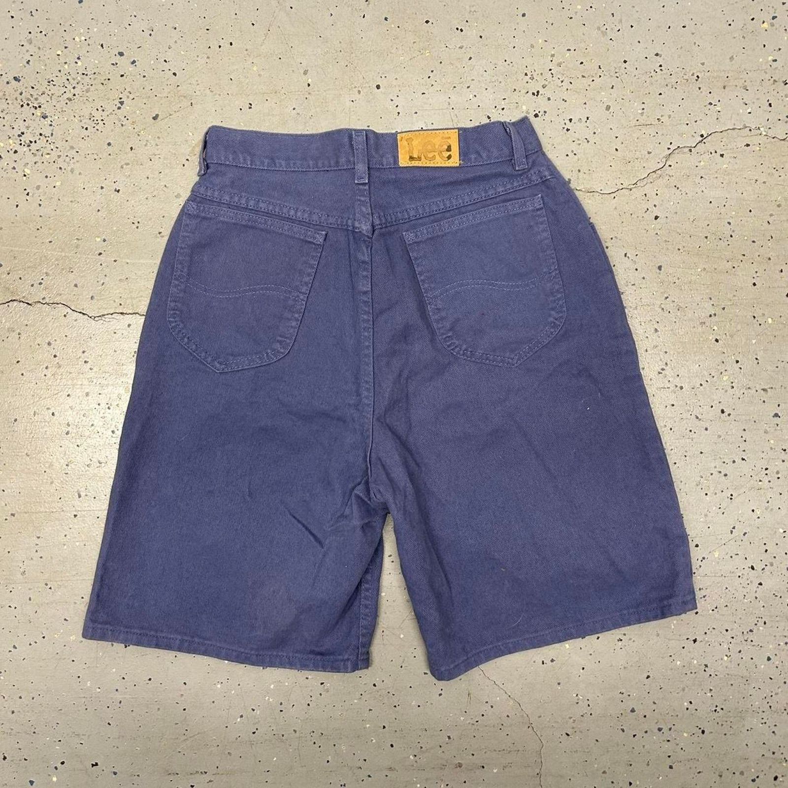 Lee vintage Lee blue denim shorts Size 36" / US 14 / IT 50 - 8 Thumbnail