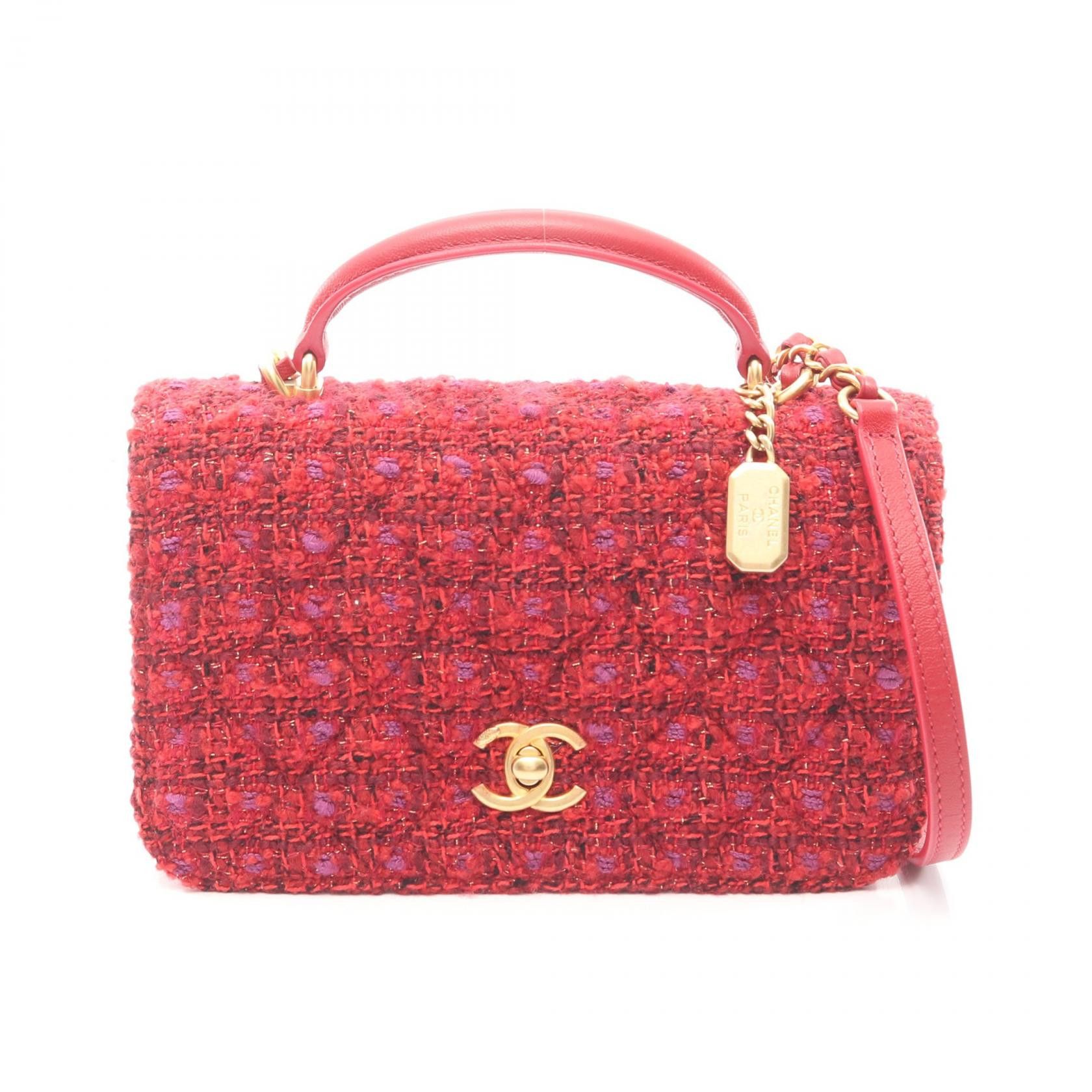 Chanel Chanel Chanel Matelasse Mini 2way Shoulder Bag Textile Shoulder Bag DUTY FREE for USA Size ONE SIZE - 1 Thumbnail