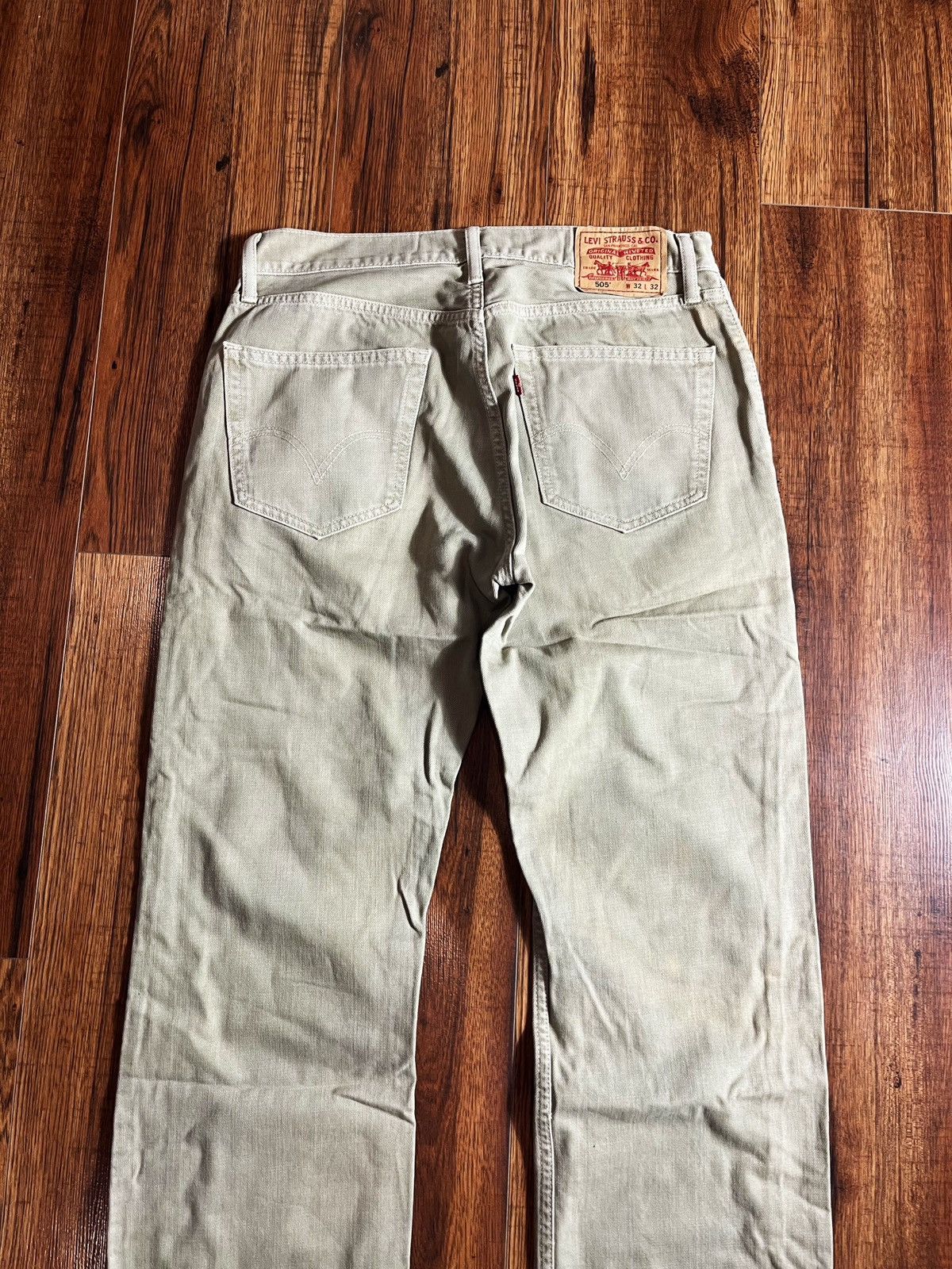 Levi's × Vintage Vintage Levi’s 505 Chino Pants Trousers Beige Size W32 L32 Size US 32 / EU 48 - 8 Thumbnail
