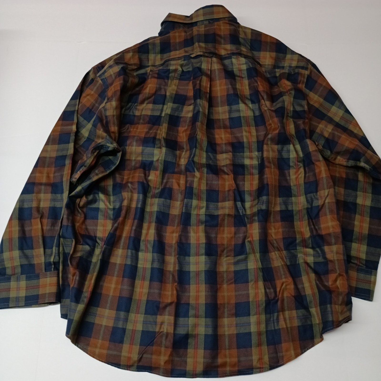 Orvis Orvis Plaid Shirt Men's Size 2XL Brown, Blue, Green Plaid Size US XXL / EU 58 / 5 - 7 Thumbnail