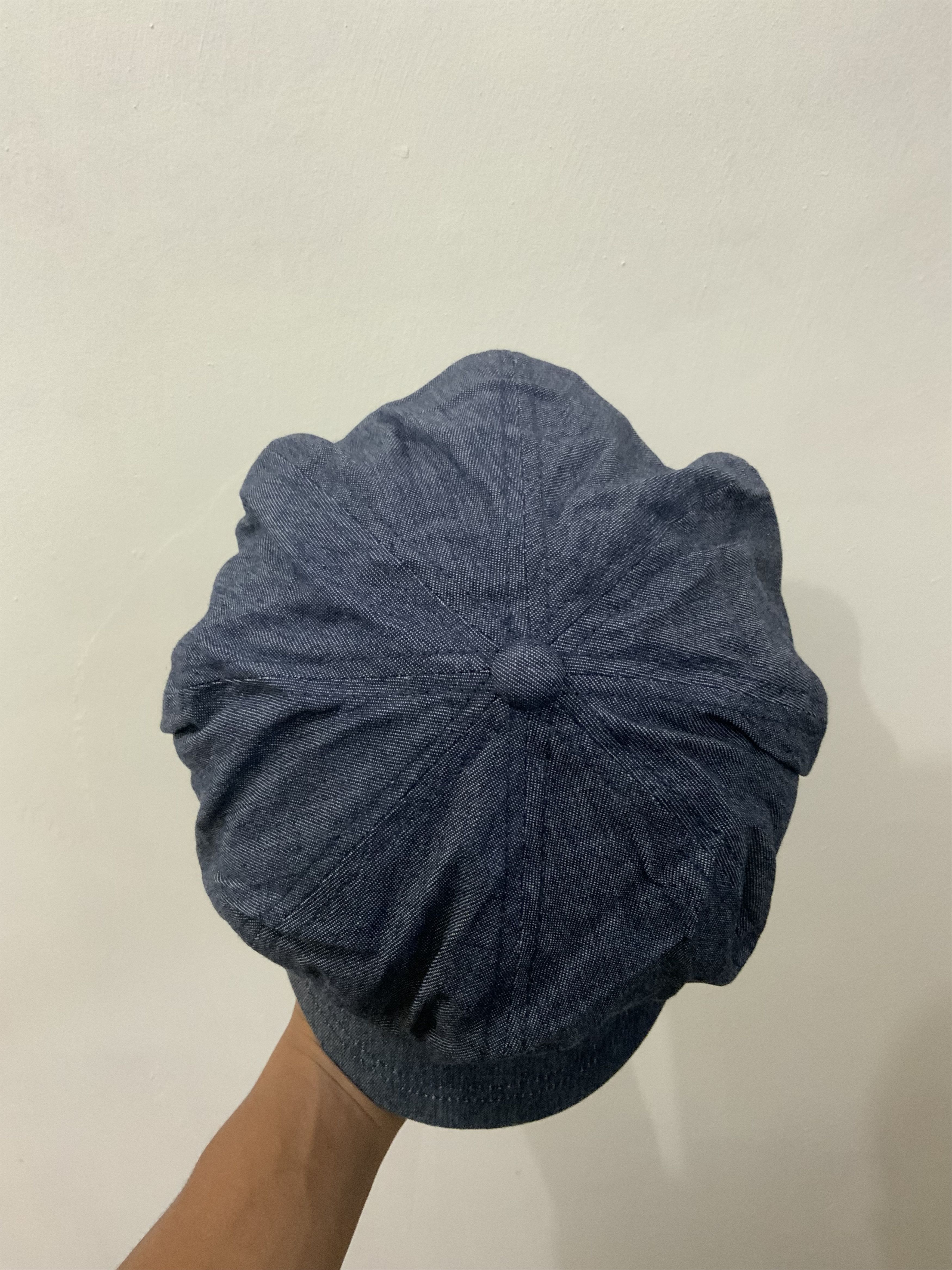 Japanese Brand Indigo denim Newsboy Hat Size ONE SIZE - 7 Thumbnail