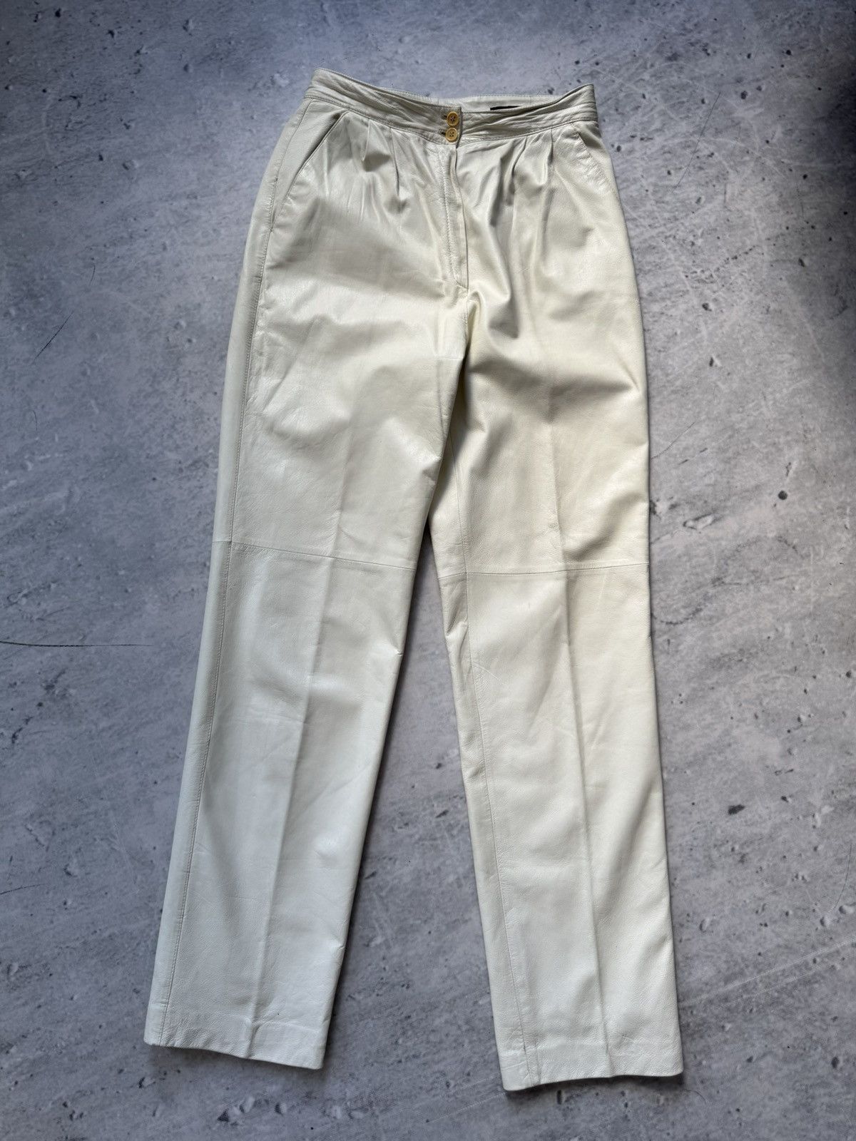Thierry Mugler 🫨🫨Awesome luxury rare Thierry Mugler leather pants 80-90s Size 32" / US 10 / IT 46 - 1 Thumbnail