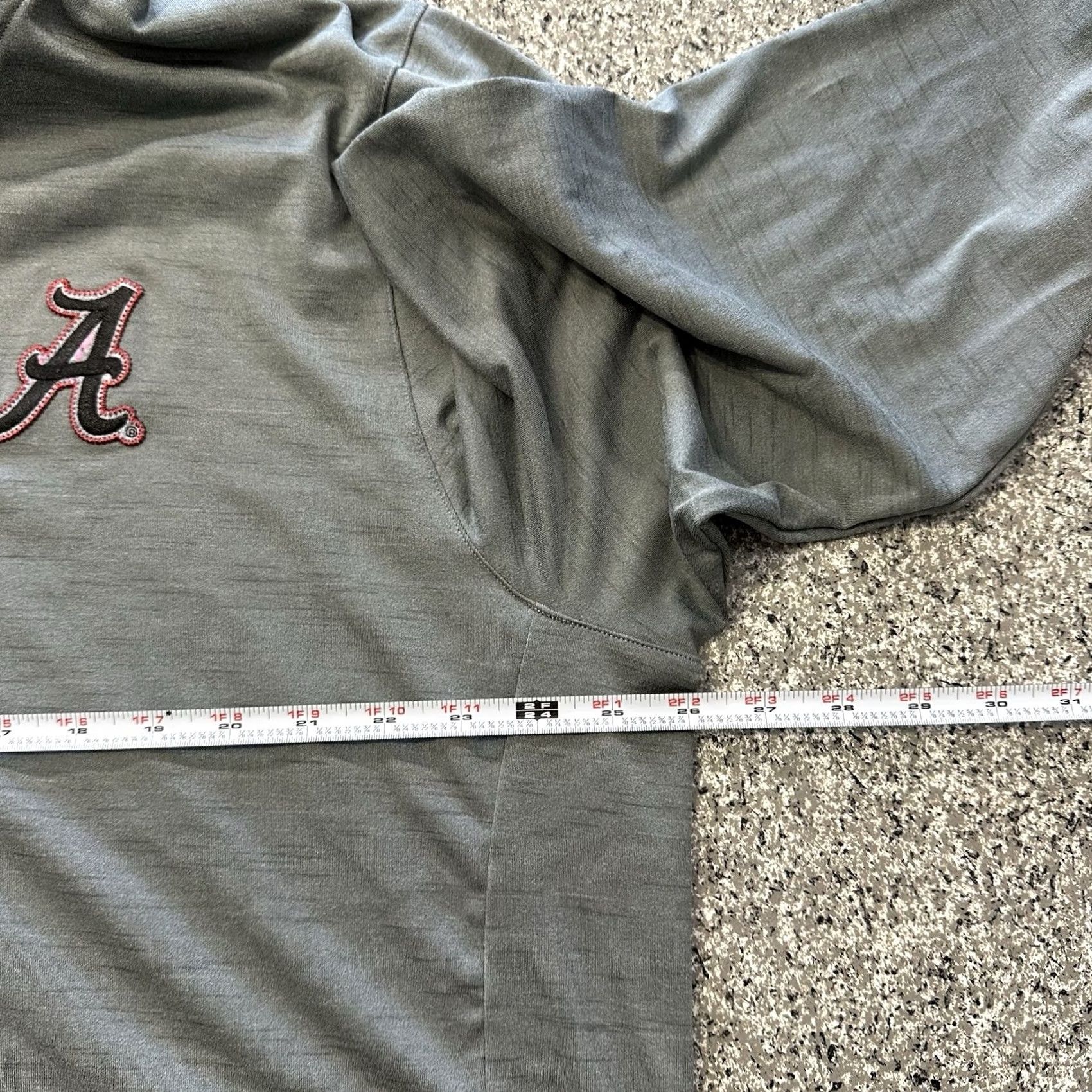 Nike VINTAGE Nike Alabama Crimson Tide Full Zip Hoodie Jacket Mens XL Dri Fit Track & Field Gray Size US XL / EU 56 / 4 - 5 Thumbnail