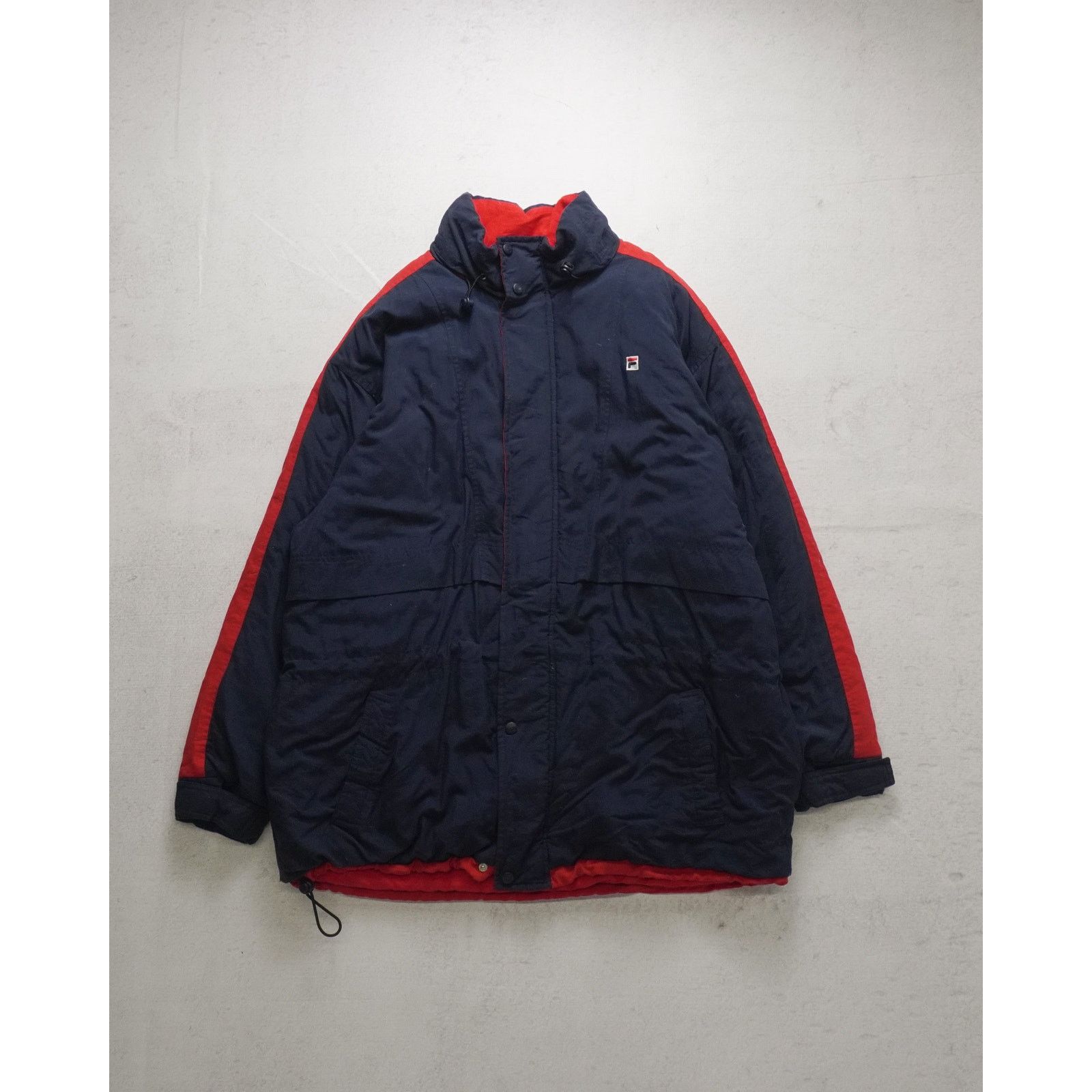 Fila Vintage 00s Fila Blue Regular Insulated Jacket - Men's 2XL Size US XXL / EU 58 / 5 - 1 Thumbnail