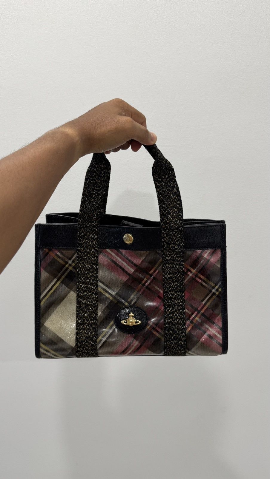 Vivienne Westwood Vivienne Westwood Tartan Tote Bag / Handcarry Size ONE SIZE - 12 Thumbnail