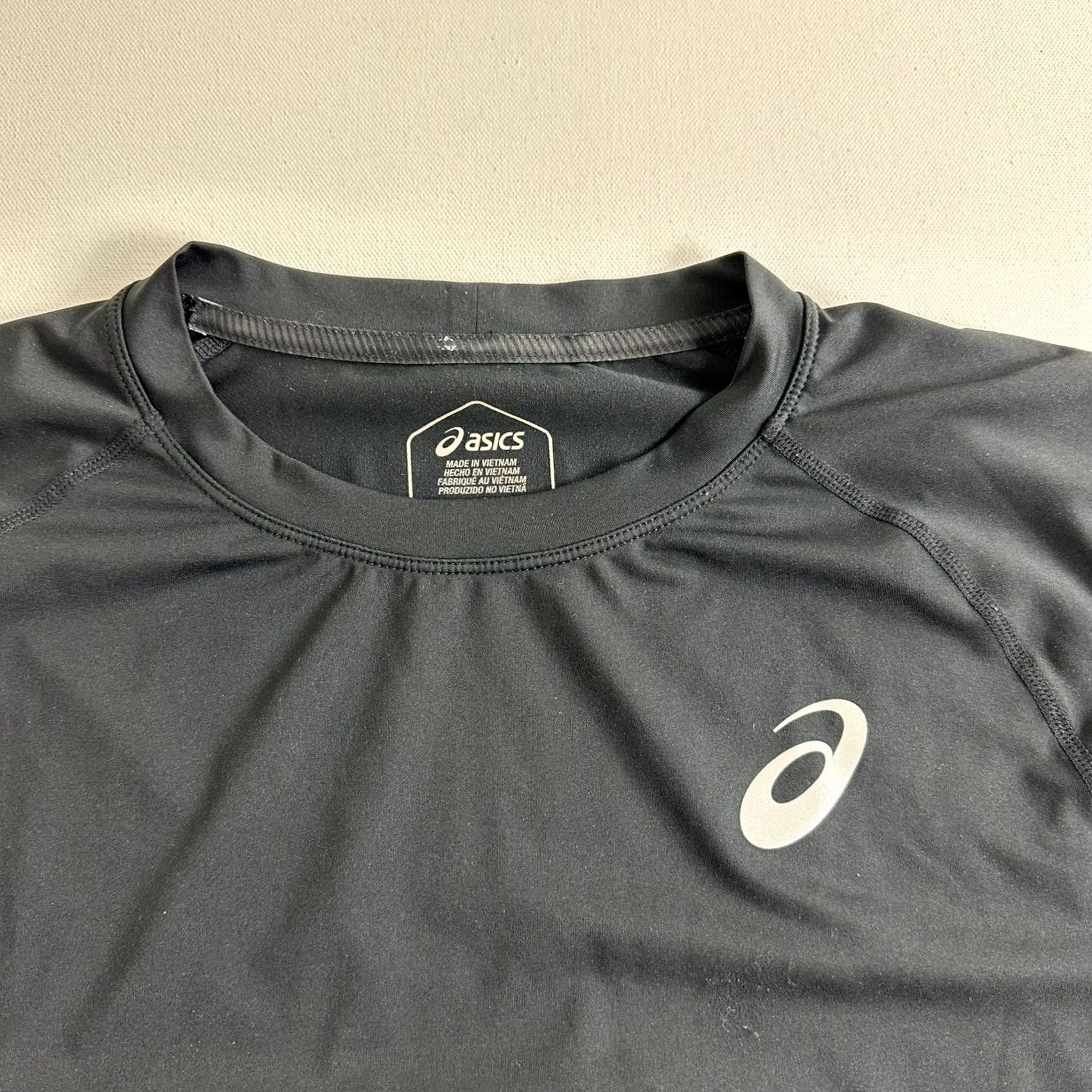 Asics ASICS Shirt Womens L Black Crewneck Long Sleeve Running Active Athletic Gym Train Size L / US 10 / IT 46 - 6 Thumbnail