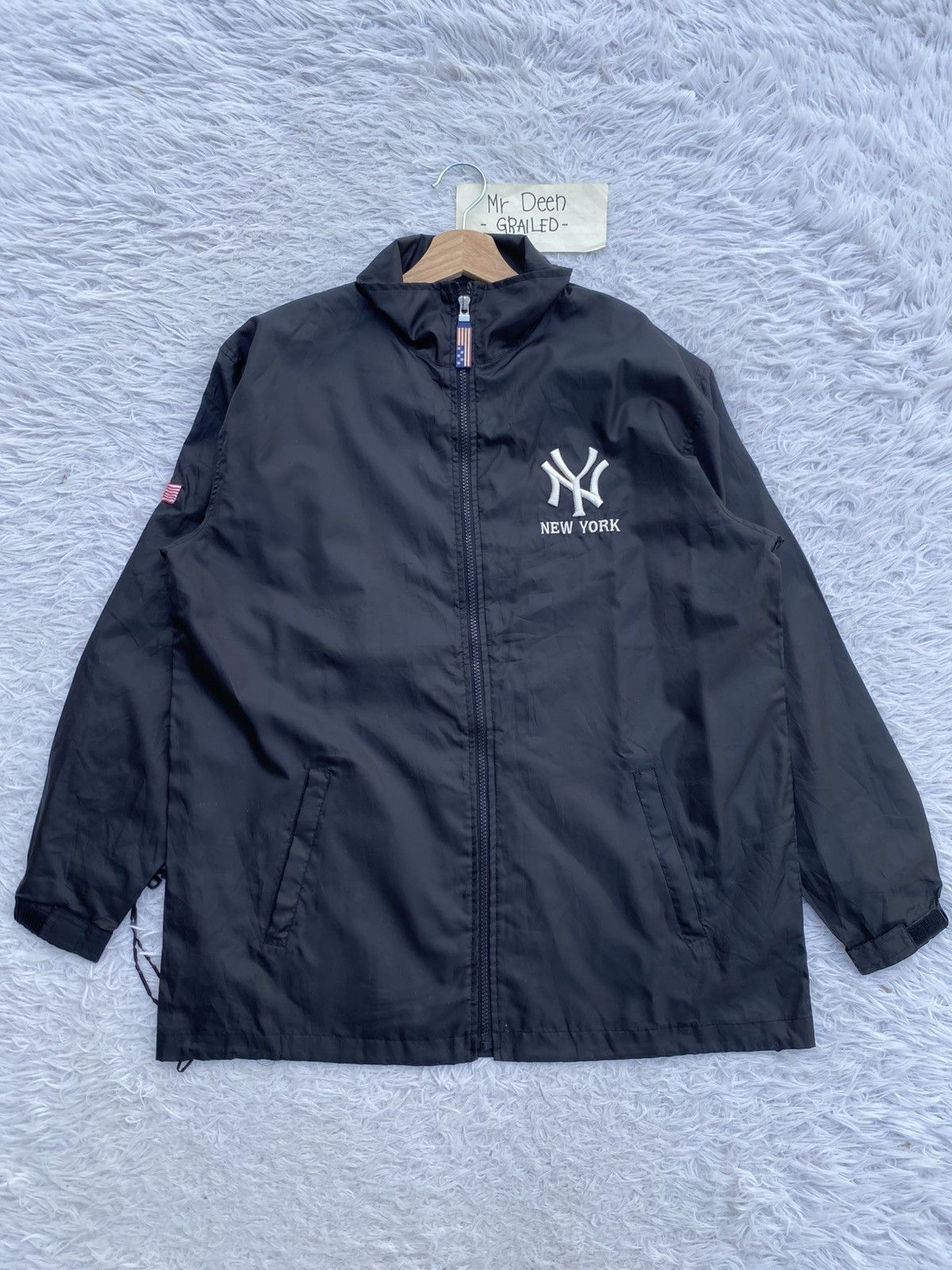 New York Yankees Rare New York Yankees NY Athletic Wear Raincoat Size US L / EU 52-54 / 3 - 6 Thumbnail