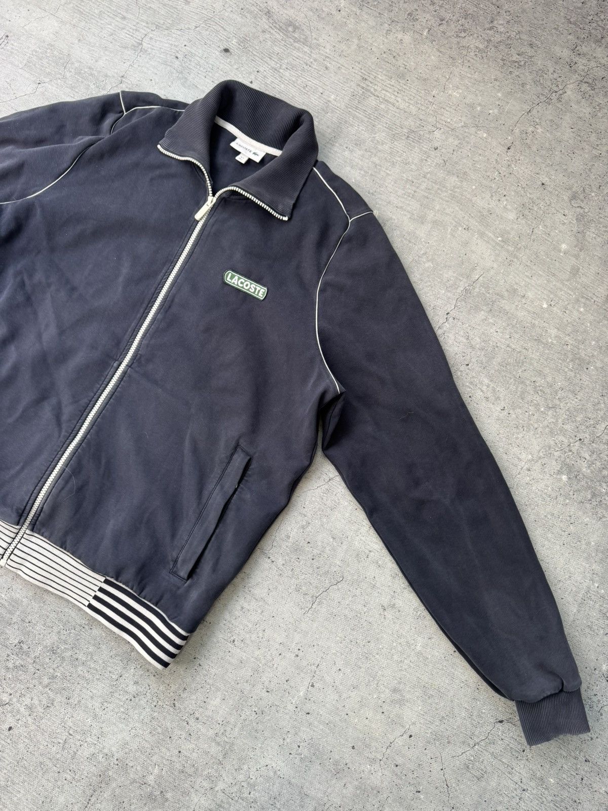 Lacoste 🐊 RARE Vintage Lacoste Zip Active Olimpian Sweatshirt Y2K Size US L / EU 52-54 / 3 - 3 Thumbnail