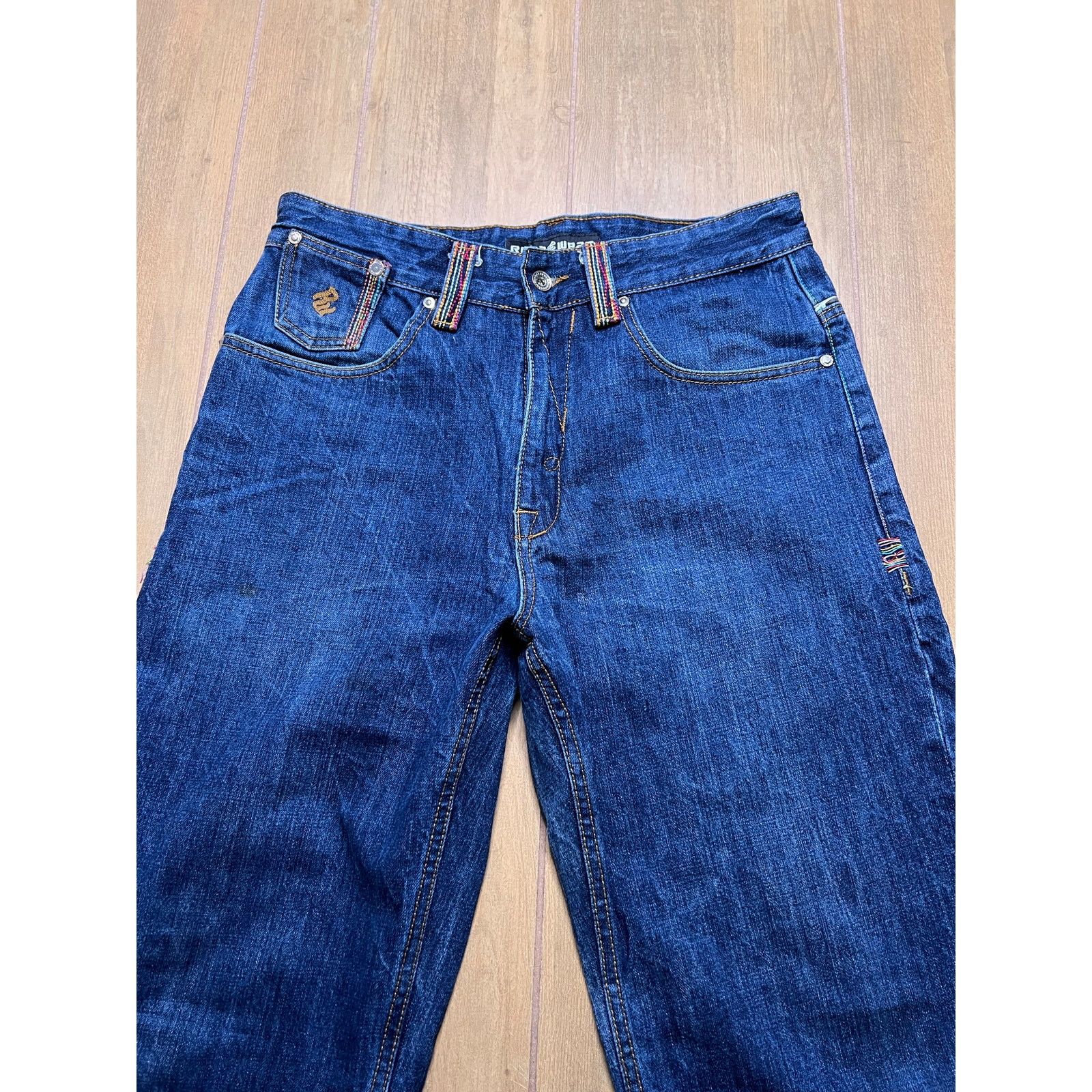Rocawear Vintage Rocawear baggy jeans Men Sz 33x31 embroidered R99 Size US 33 - 3 Thumbnail