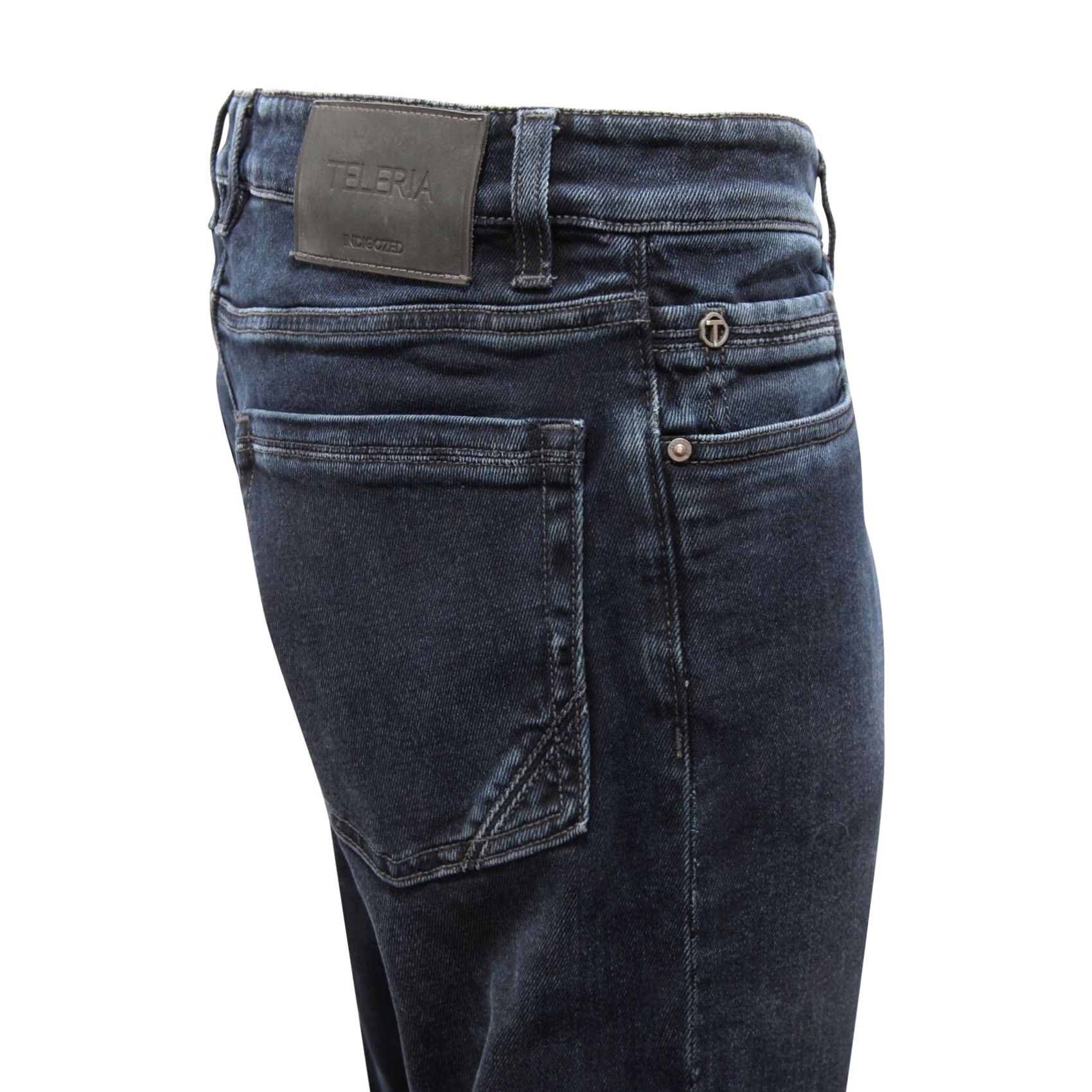 Indigo TELERIA ZED Jeans Mens 38 Slim TROUSERS INDIGO BLUE N1034 Size US 38 / EU 54 - 3 Thumbnail