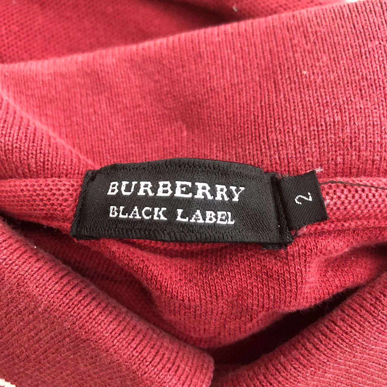 Burberry Vintage BURBERRY BLACK LABEL Twin Tipped Polo Tee Shirt Top Size US M / EU 48-50 / 2 - 4 Thumbnail