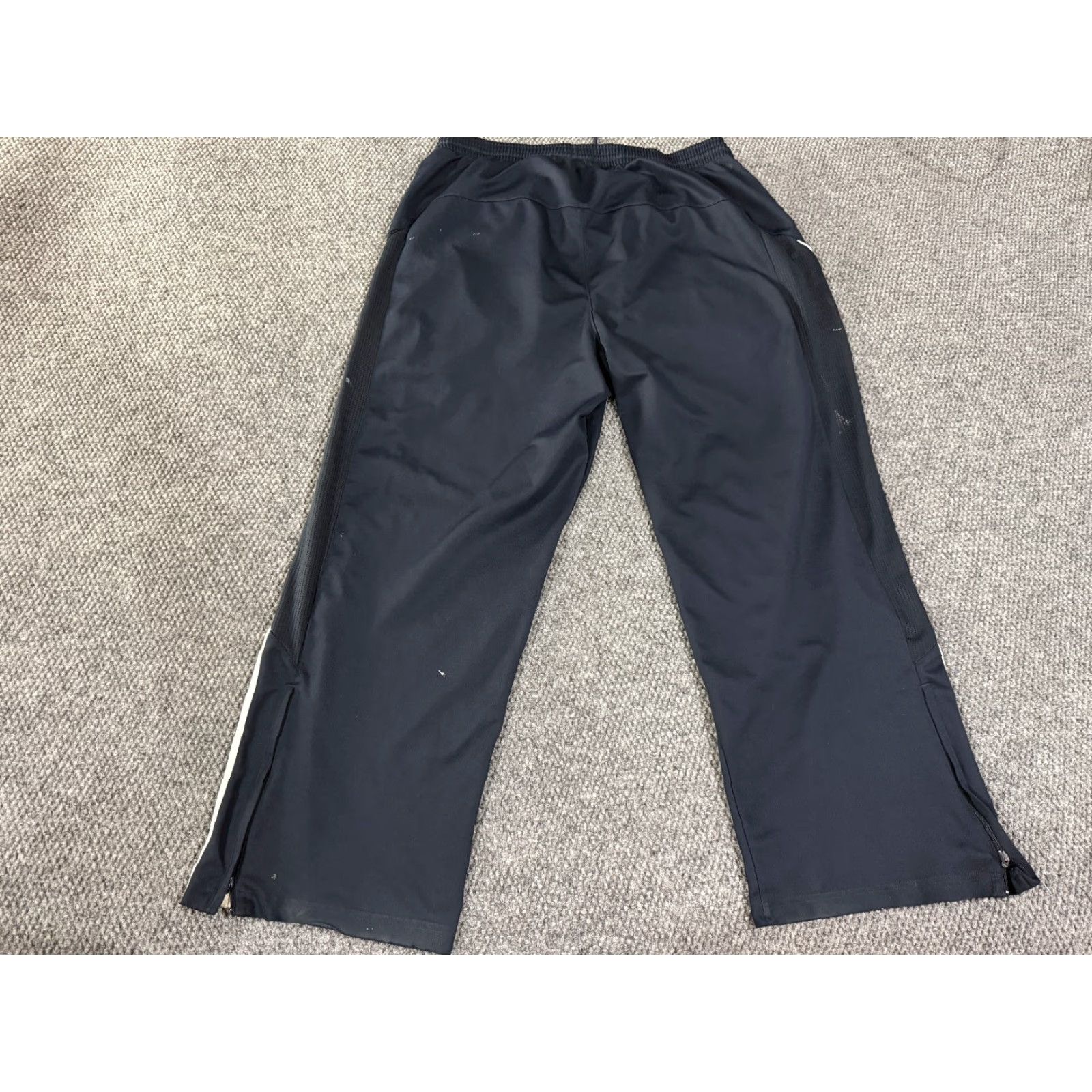 Adidas Adidas Track Pants Mens XL Blue Striped Athletic Training Soccer Pants Size US 36 / EU 52 - 7 Thumbnail