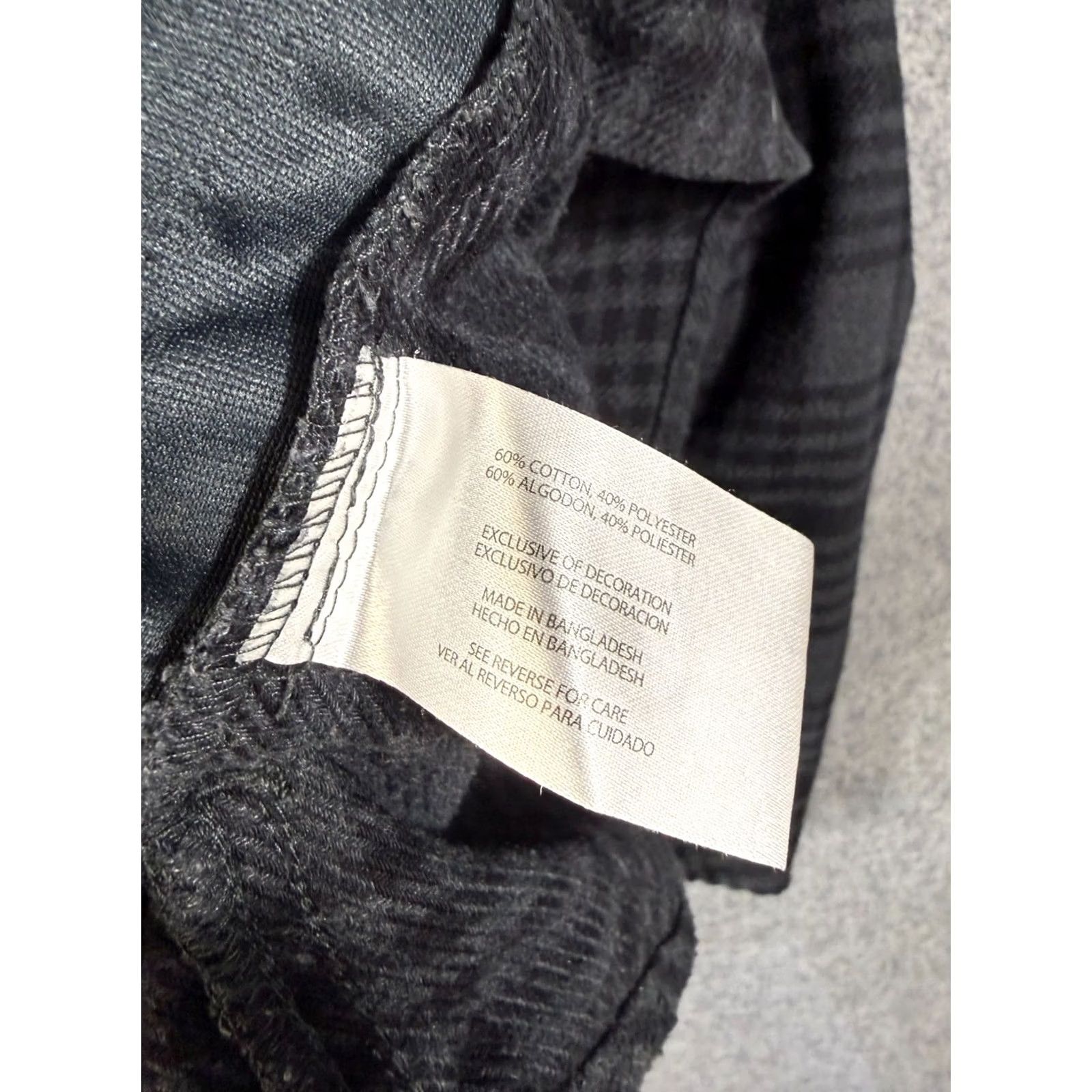 Orvis Orvis Shirt Jacket Mens XL Gray Flannel Plaid Button Up Long Sleeve Flap Pocket Outdoor Size US XL / EU 56 / 4 - 7 Thumbnail