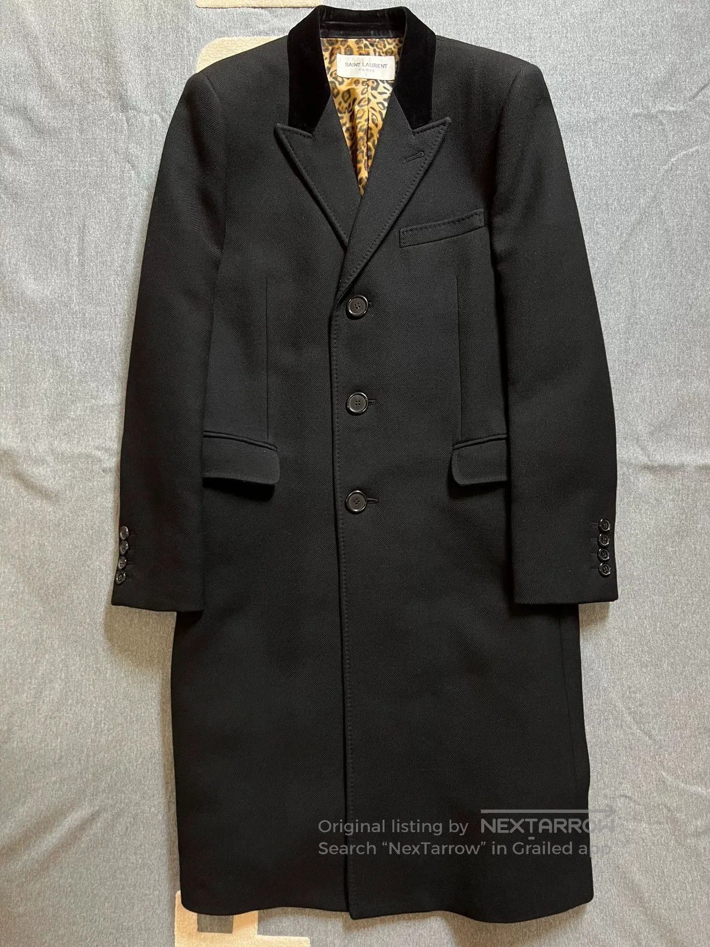 Saint Laurent Paris Saint Laurent 2016 Runway Chesterfield Coat. Size US L / EU 52-54 / 3 - 1 Thumbnail