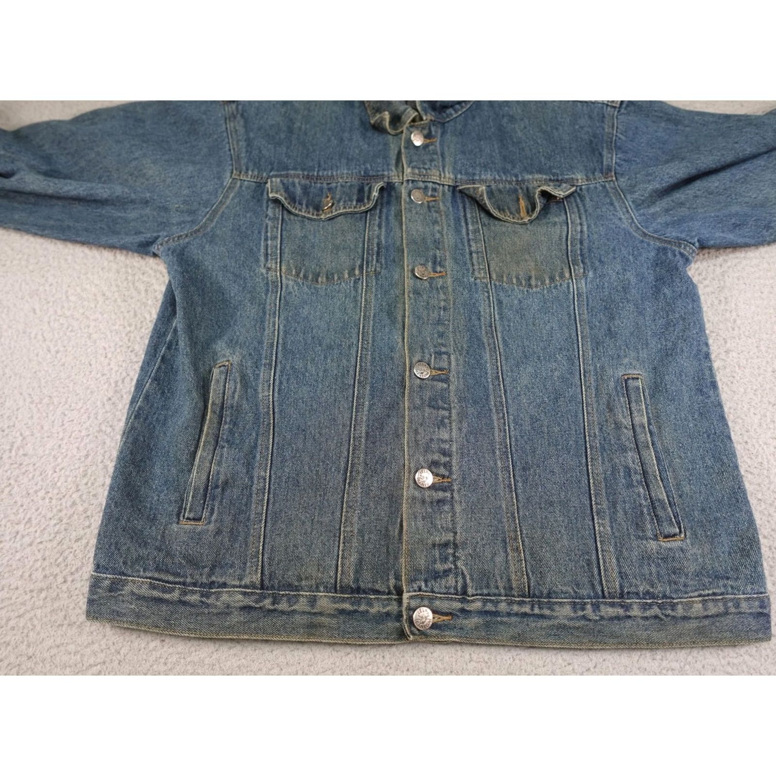 Vintage VINTAGE Elk Canyon Denim Jacket Mens XL Blue Trucker Embroidered Buck Deer Western Casual Size US XL / EU 56 / 4 - 5 Thumbnail