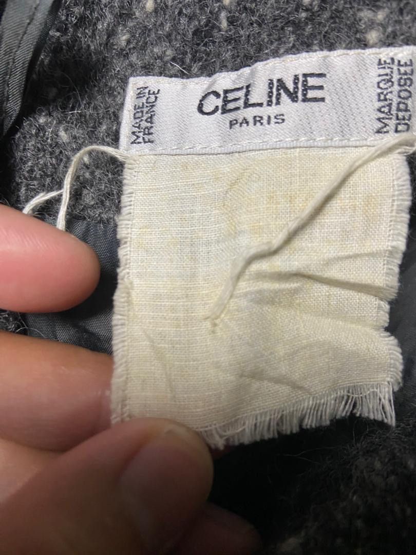 Celine Celine Paris Tweed Pencil Skirt (172) Size 31" - 4 Thumbnail