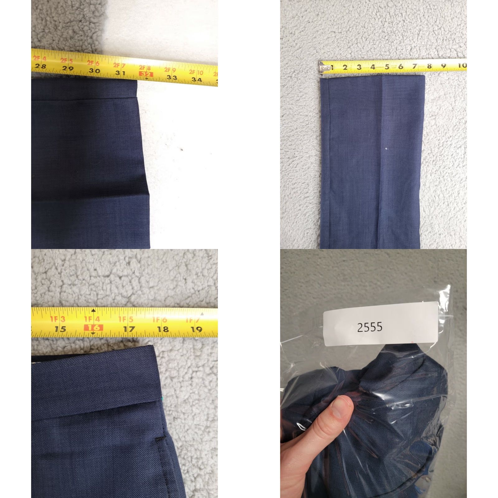 Tommy Hilfiger Tommy Hilfiger Mens Dress Pants 34x31 Blue Worsted Wool Flat Front Slim Straight Pants Mens Blue 34x31 Vintage No Size US 34 / EU 50 - 8 Thumbnail