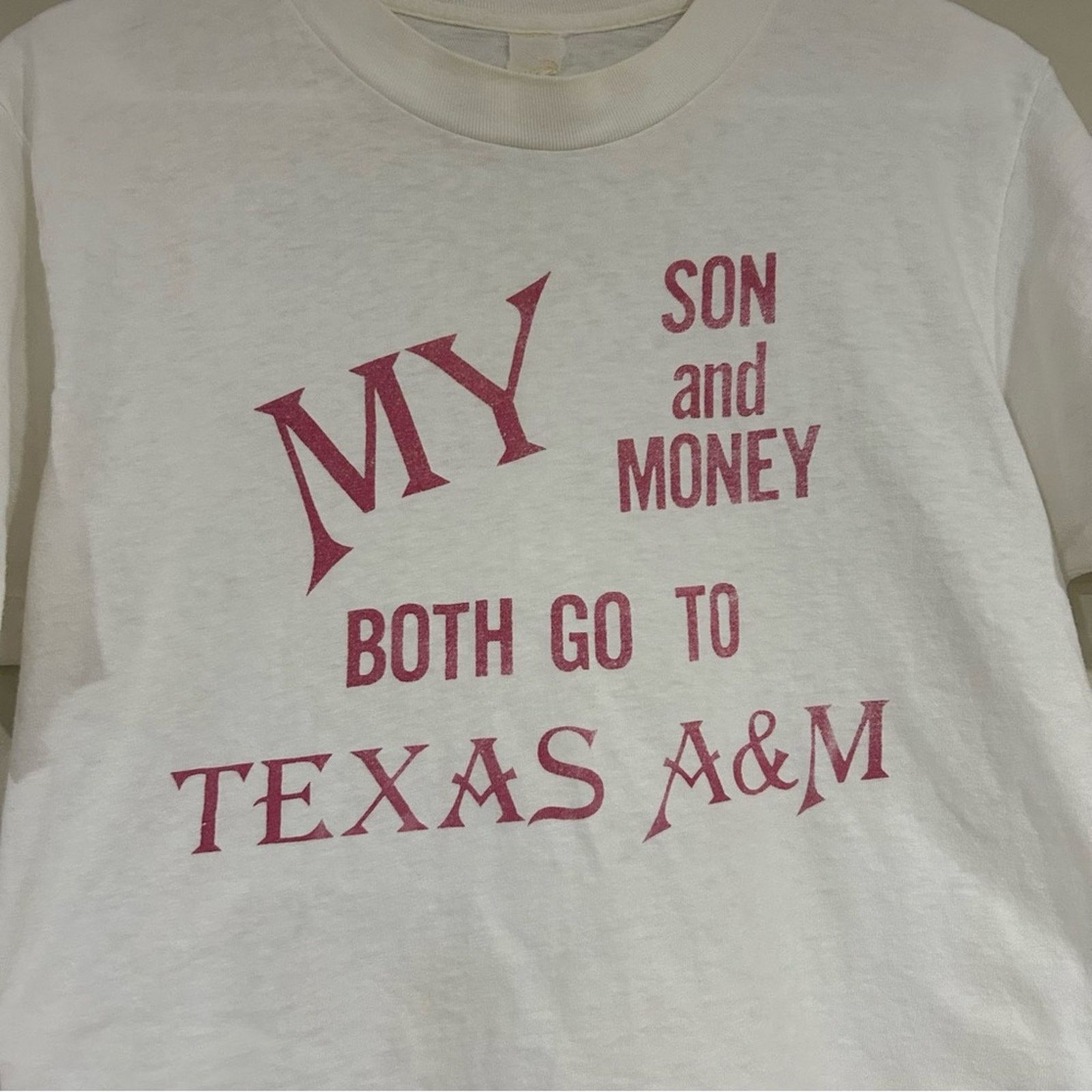 Other Vintage My Son And Money Both Go To Texas A&M Shirt Size US M / EU 48-50 / 2 - 2 Thumbnail