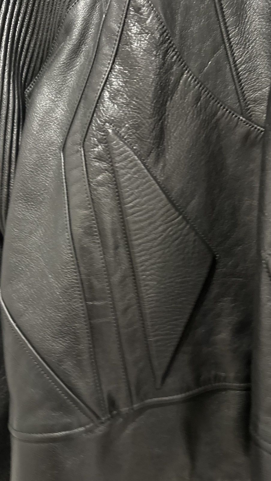 Balenciaga Balenciaga SS23 Mudshow Leather Biker Jacket Size US S / EU 44-46 / 1 - 16 Thumbnail