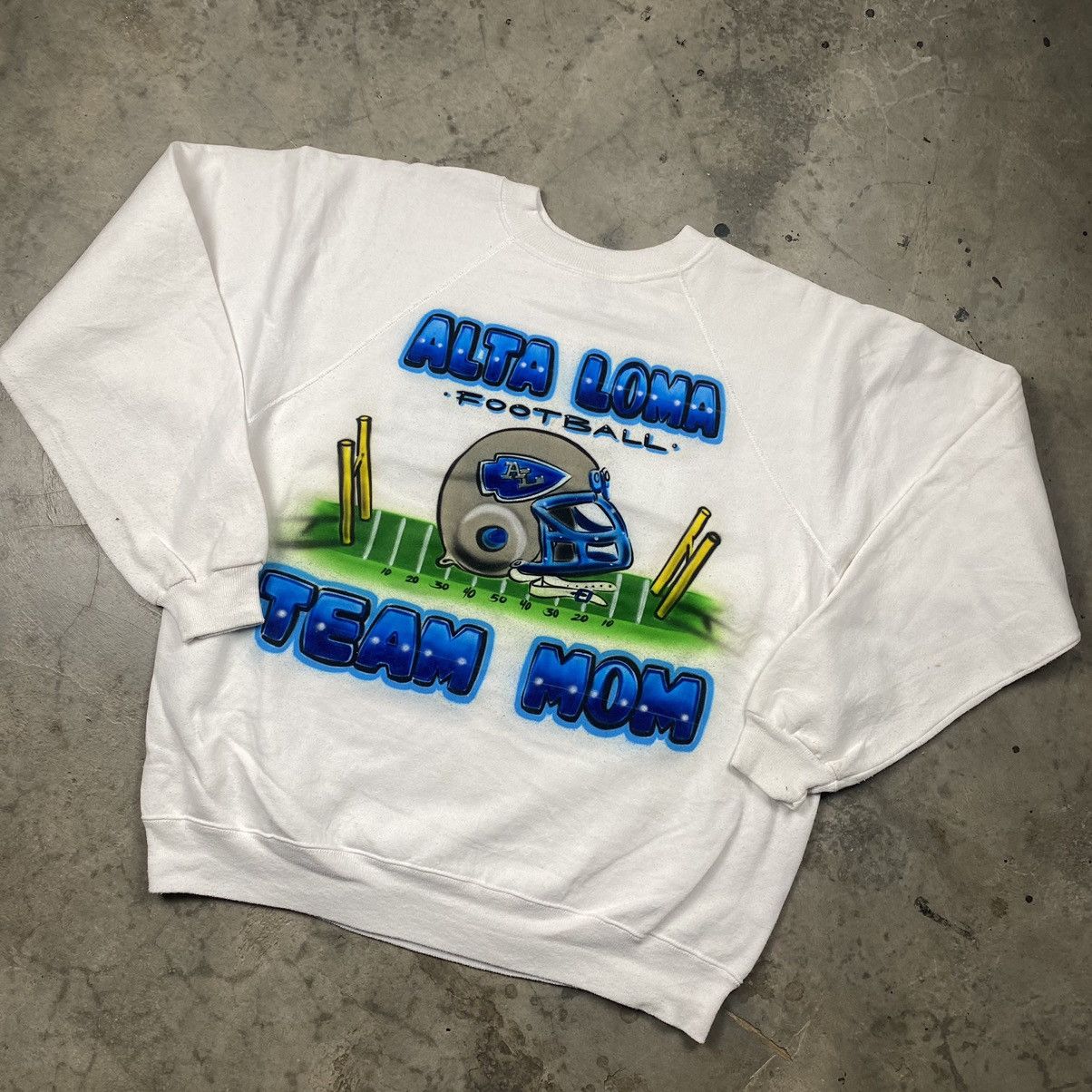 Hanes 90s Alta Loma Football Lewis Crewneck Size US XL / EU 56 / 4 - 3 Thumbnail
