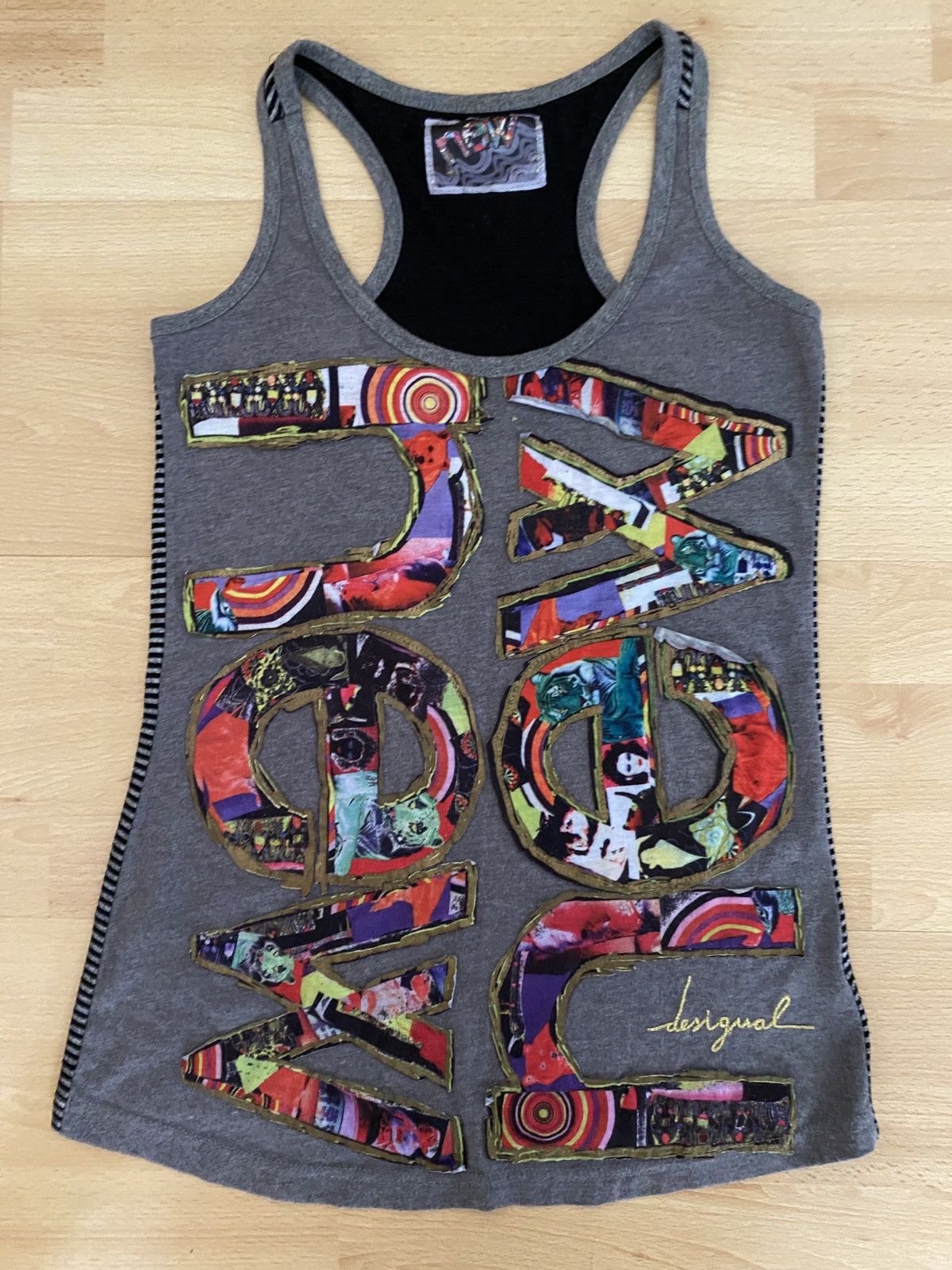 Desigual Sleevless polo tee trico Desigual vintage Size M / US 6-8 / IT 42-44 - 1 Thumbnail