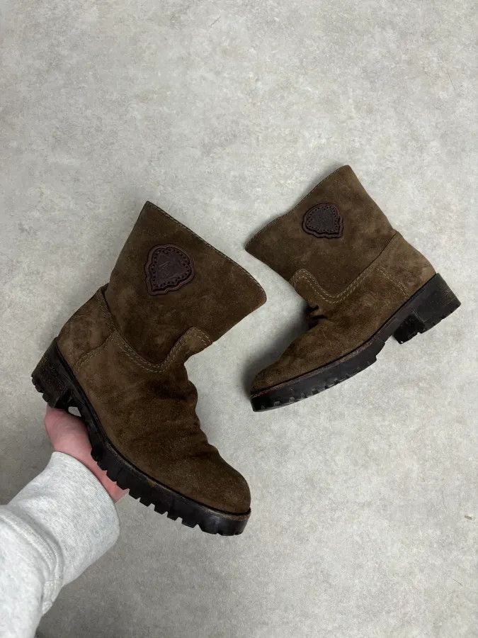 Gucci AW2008 Gucci Brown Suede Ankle Boots by Frida Giannini Size US 9.5 / IT 39.5 - 1 Thumbnail