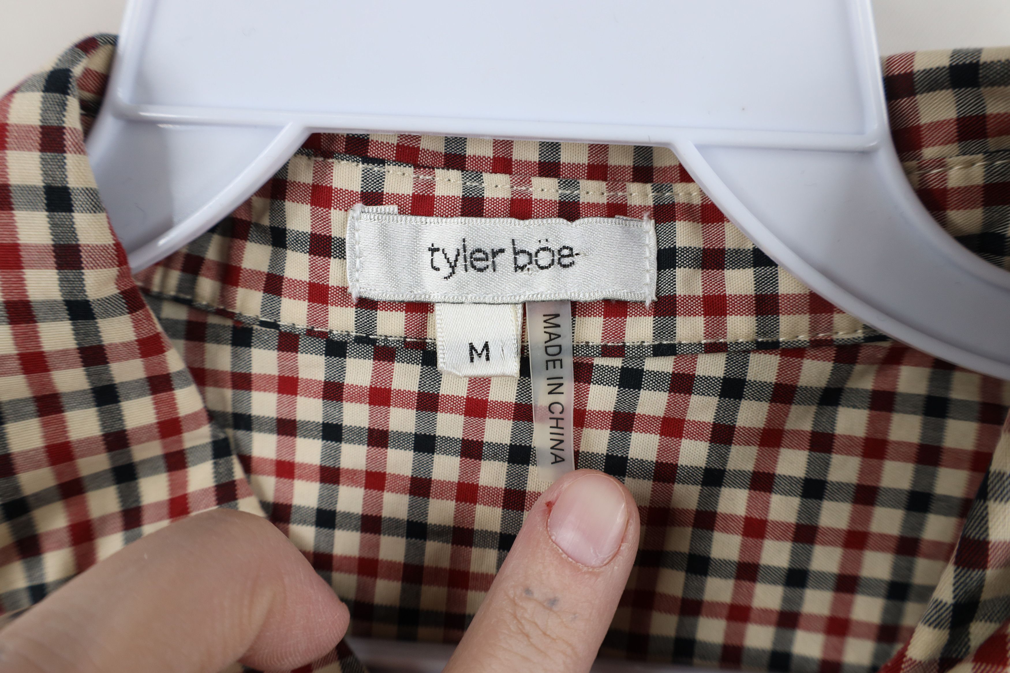 Vintage Vintage 90s Streetwear Ruffled Collared Button Shirt Plaid Size M / US 6-8 / IT 42-44 - 8 Thumbnail