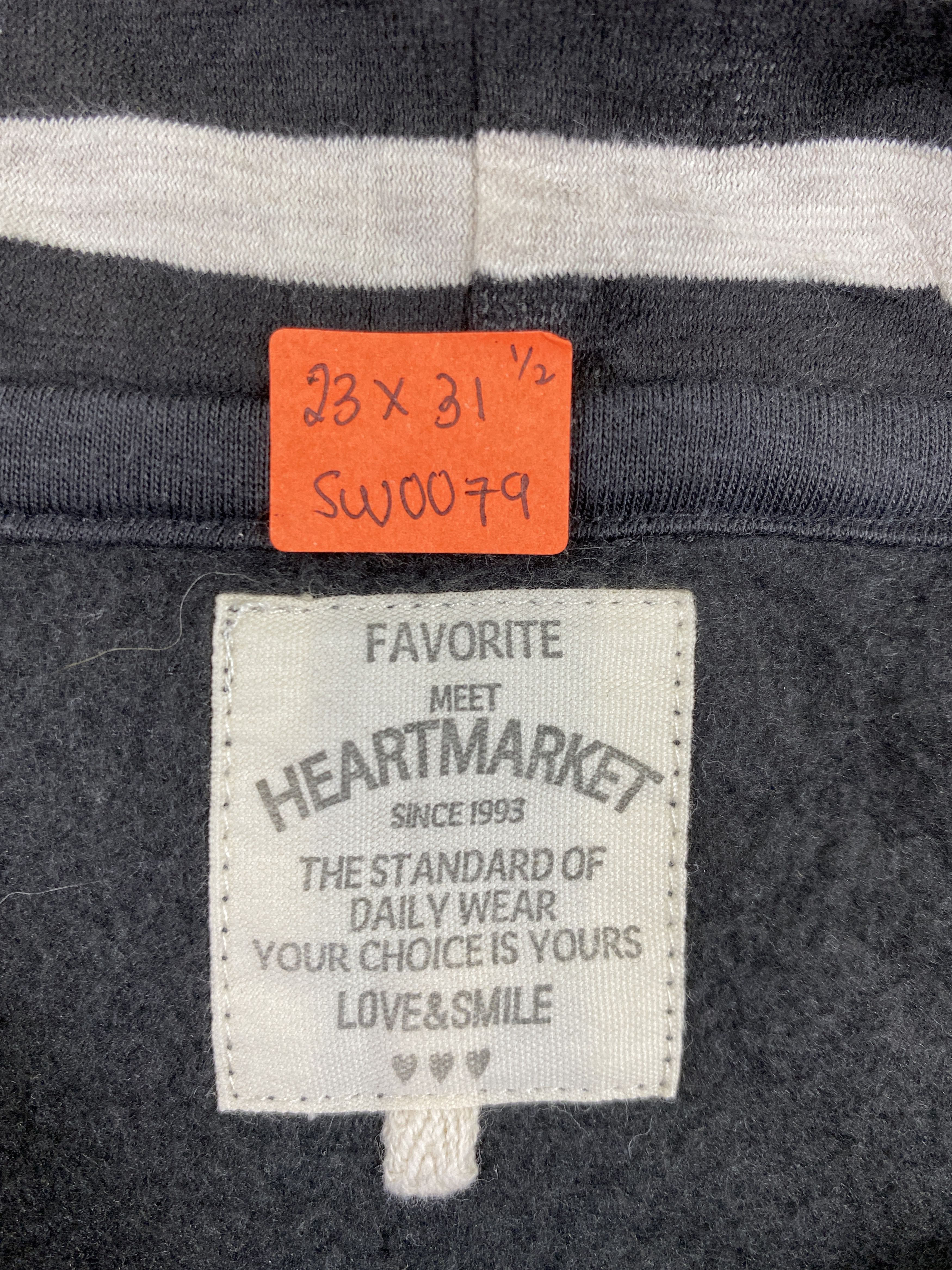 Japanese Brand Vintage Heartmarket Hoodie -SW079 Size M / US 6-8 / IT 42-44 - 7 Thumbnail