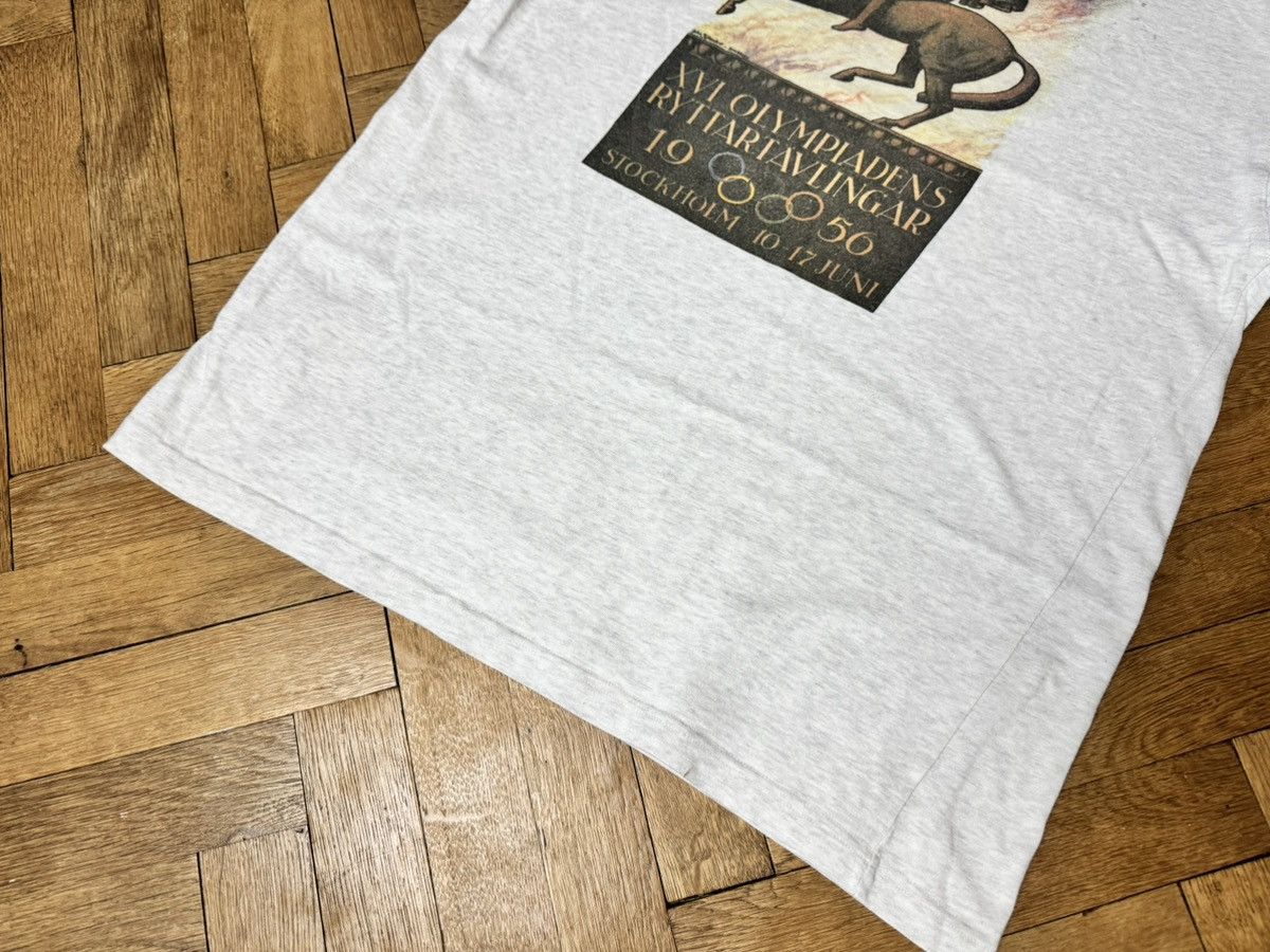 Adidas 80’s Adidas Grey 1956 Stockholm Olympic T-Shirt S Oversized Size US S / EU 44-46 / 1 - 10 Thumbnail