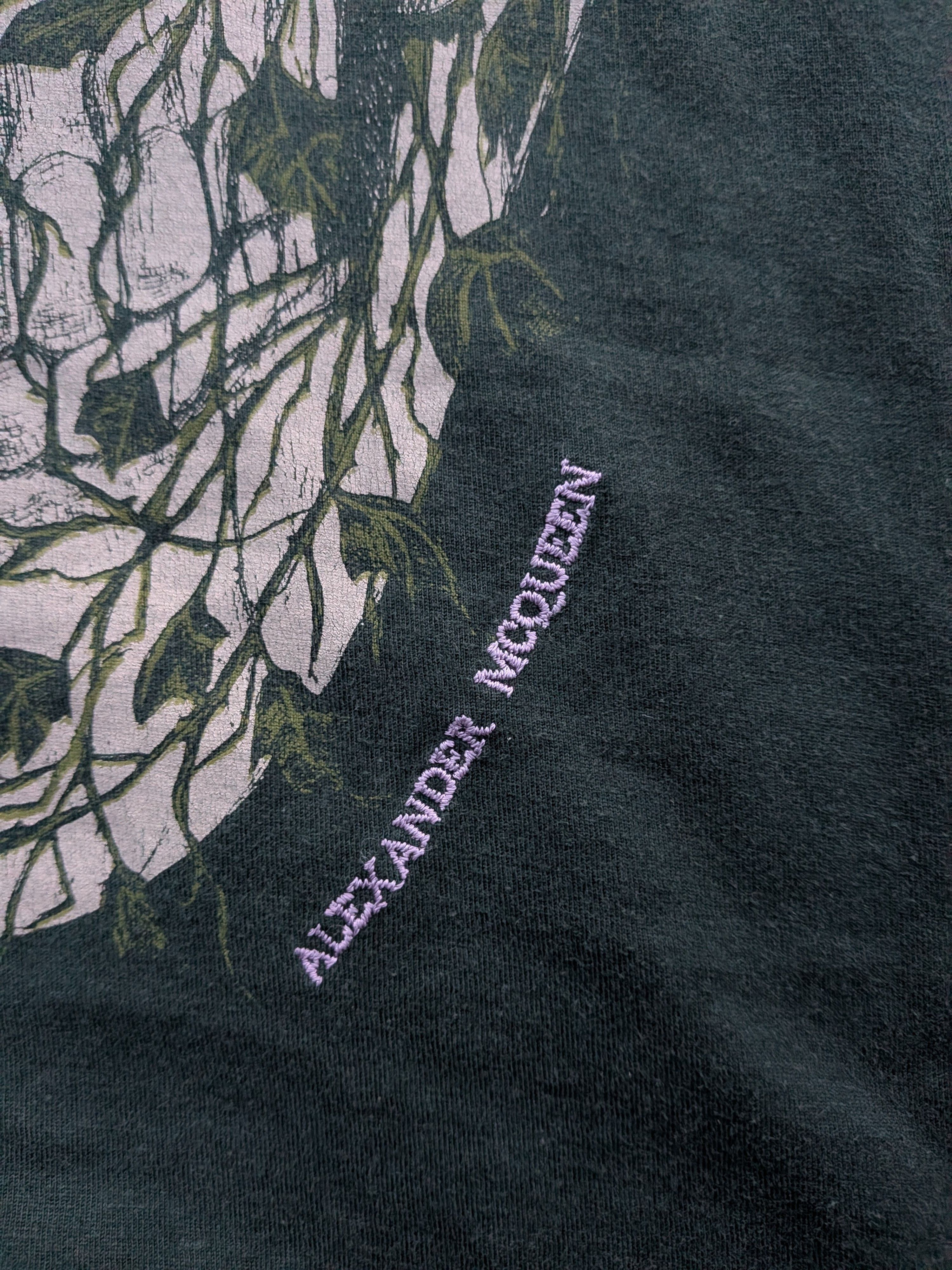Alexander McQueen Alexander McQueen 2012 Skull Ivy Raven T-Shirt Size US M / EU 48-50 / 2 - 2 Thumbnail