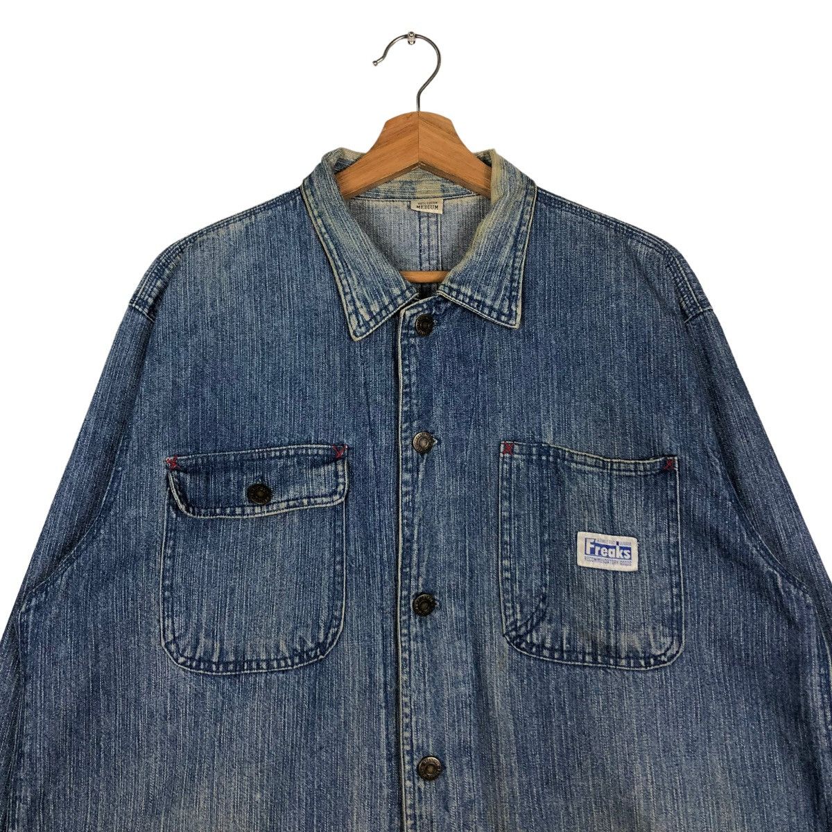 Japanese Brand × Vintage 🔥VINTAGE CHORE WORK JACKET FREAKS JAPAN ISSEY MIYAKE Size US M / EU 48-50 / 2 - 3 Thumbnail