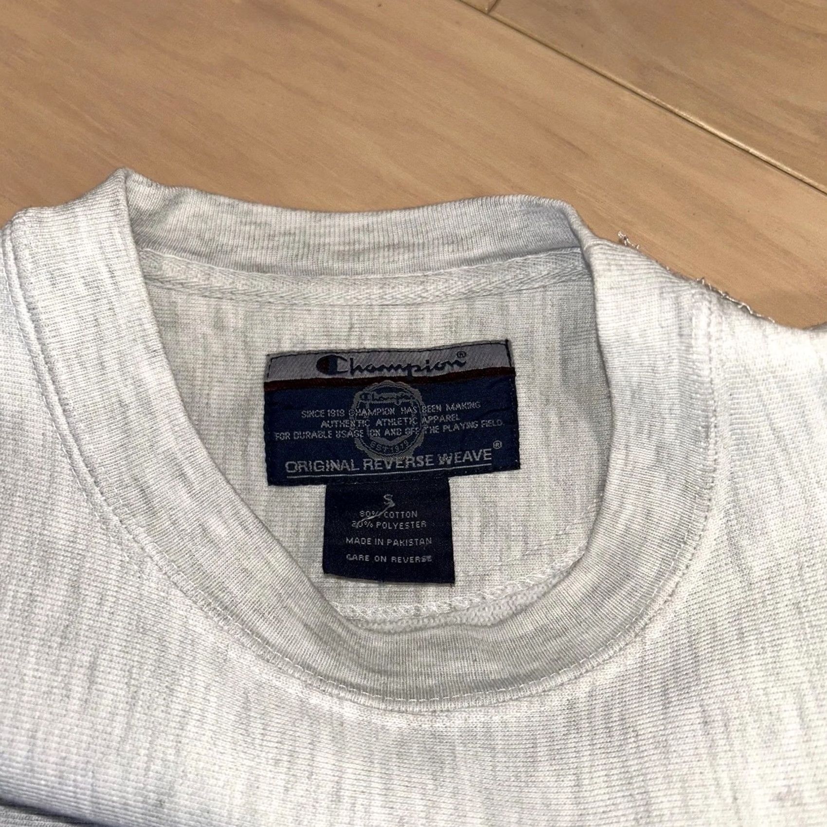 Champion VINTAGE Champion Reverse Weave Sweatshirt Wake Forest Men’s Small Crew Neck Gray Long Sleeve Embroidered Logo Size US S / EU 44-46 / 1 - 4 Thumbnail
