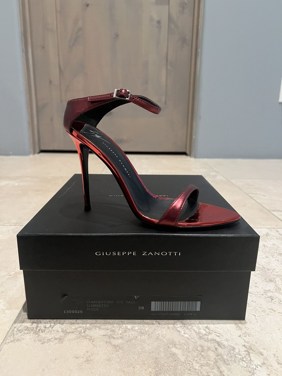 Giuseppe Zanotti Red clandestino 105 tall Size US 8 / IT 38 - 7 Thumbnail