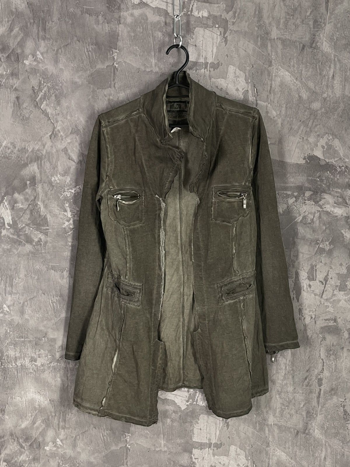 20471120 × Diesel × Japanese Brand Vintage Y2K Diesel Style Distressed Long Sleeve Top Size S / US 4 / IT 40 - 1 Thumbnail