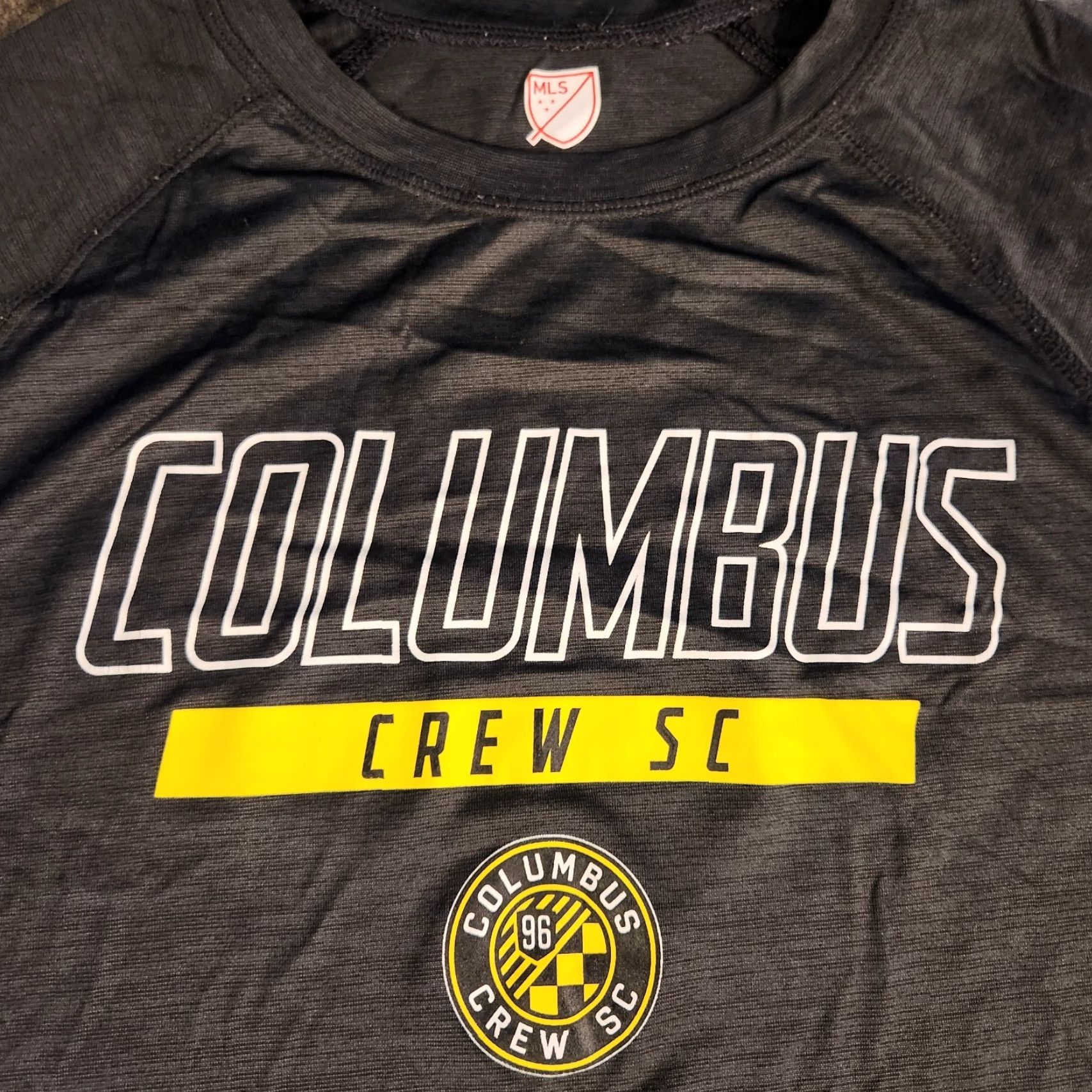Vintage Columbus Crew SC Long Sleeve Performance Shirt Mens Medium Gray MLS T-Shirt Crew Neck Sports MLS Size US M / EU 48-50 / 2 - 3 Thumbnail