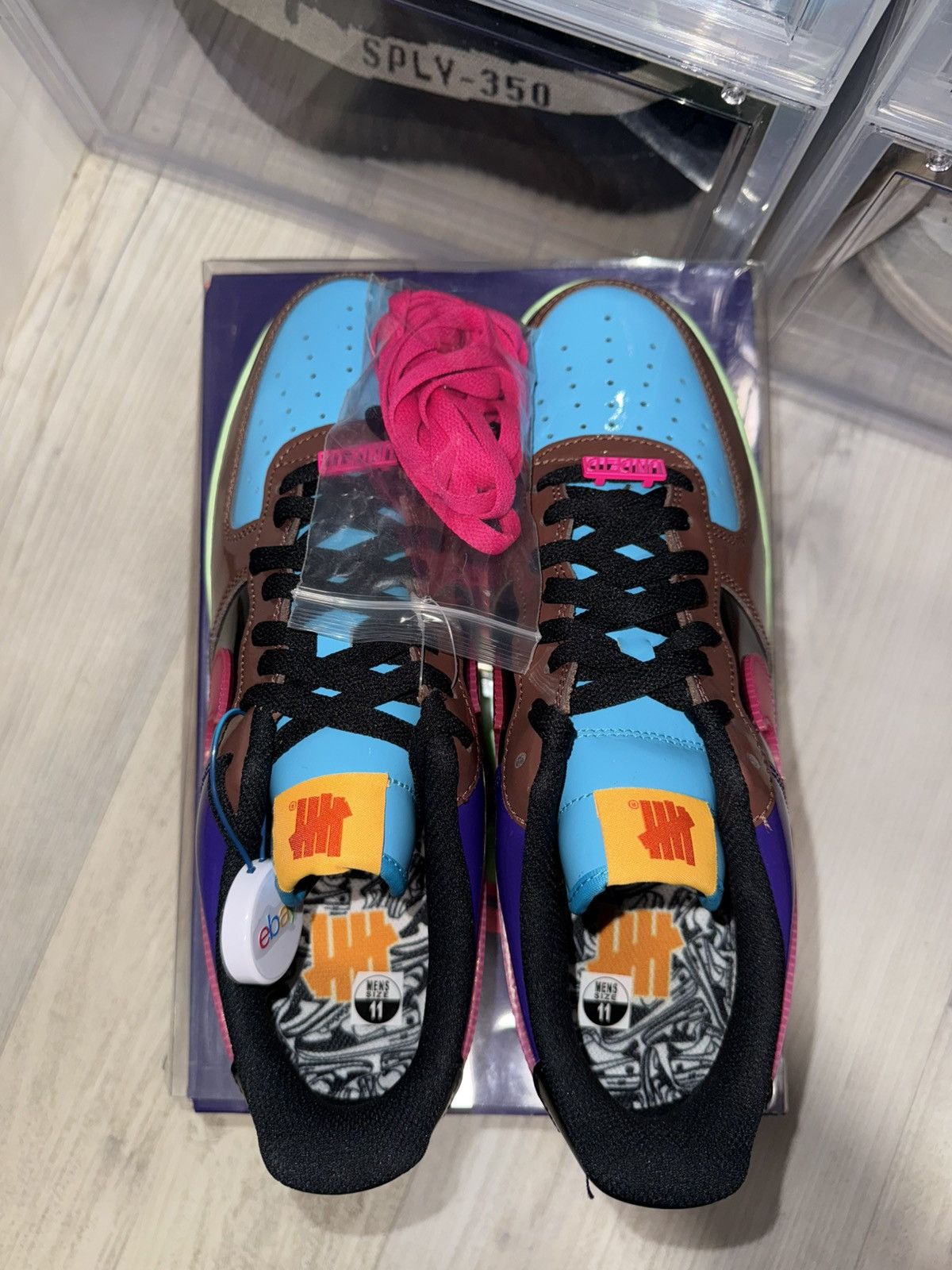 Nike × Undefeated Nike Air Force 1 Low Undefeated Pink Prime Size US 11 / EU 44 - 6 Thumbnail