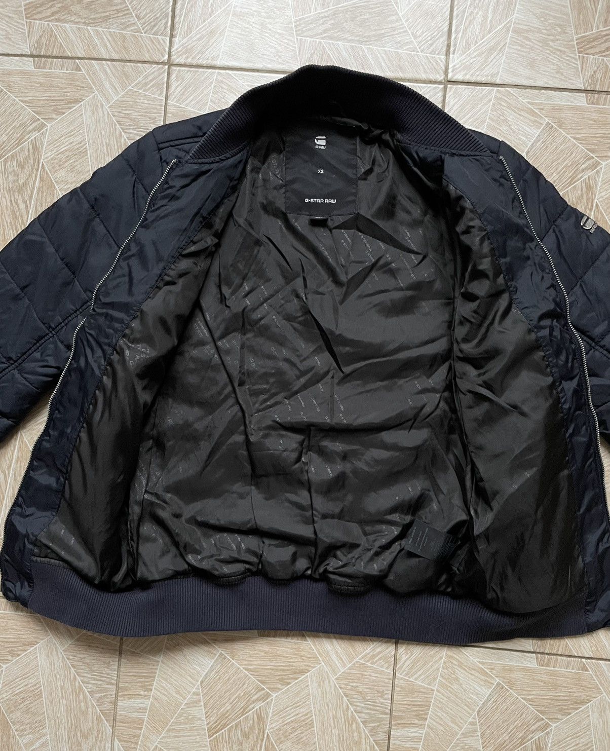 G-Star G Star Raw Denim Meefic Bomber Overshirt L/S XS Navy Jacket Size US XS / EU 42 / 0 - 9 Thumbnail