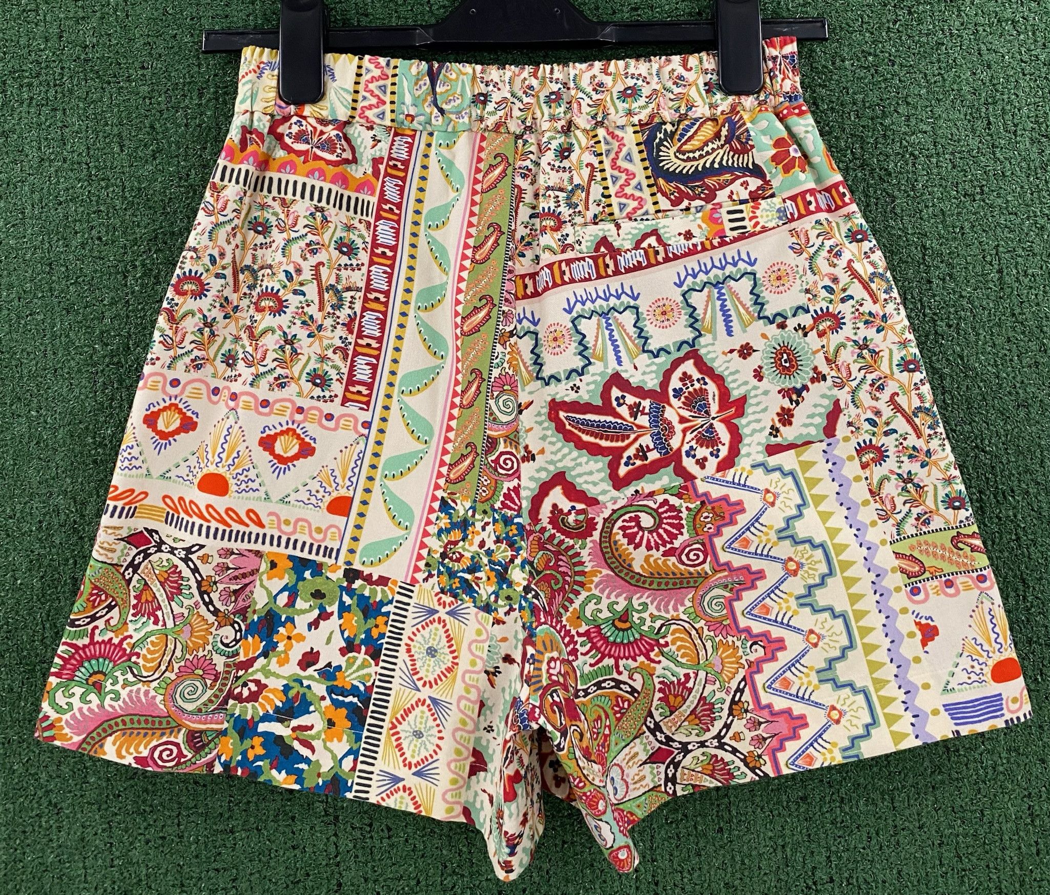 Etro ETRO Patchwork Colorful Patterned Shorts 28” Waist Size 28" / US 6 / IT 42 - 6 Thumbnail