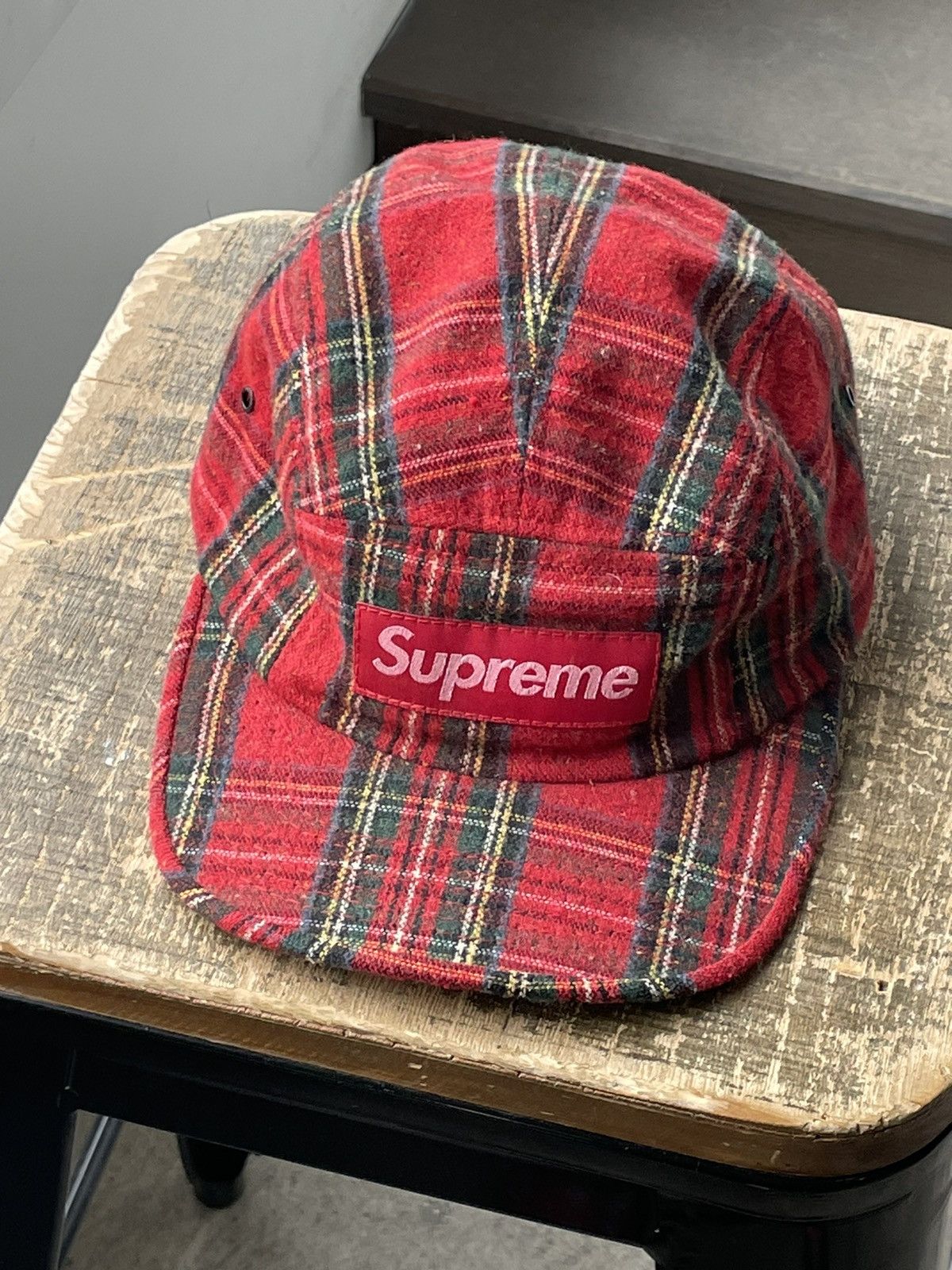 Supreme Washed Chino Twill Camp Cap