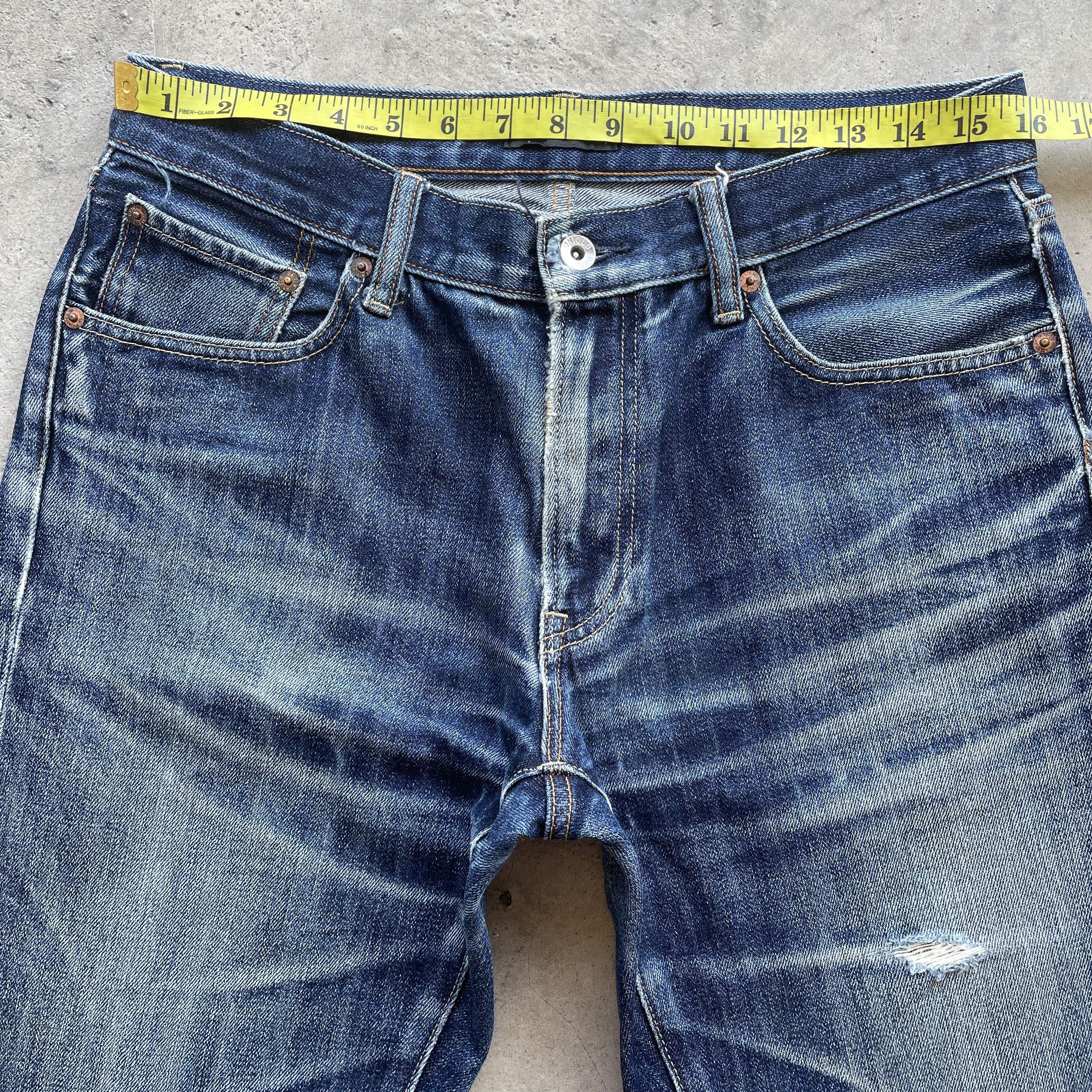 Japanese Brand W32💥 Vintage Japanese Brand Jeans Faded Denim Pants Size US 32 / EU 48 - 5 Thumbnail