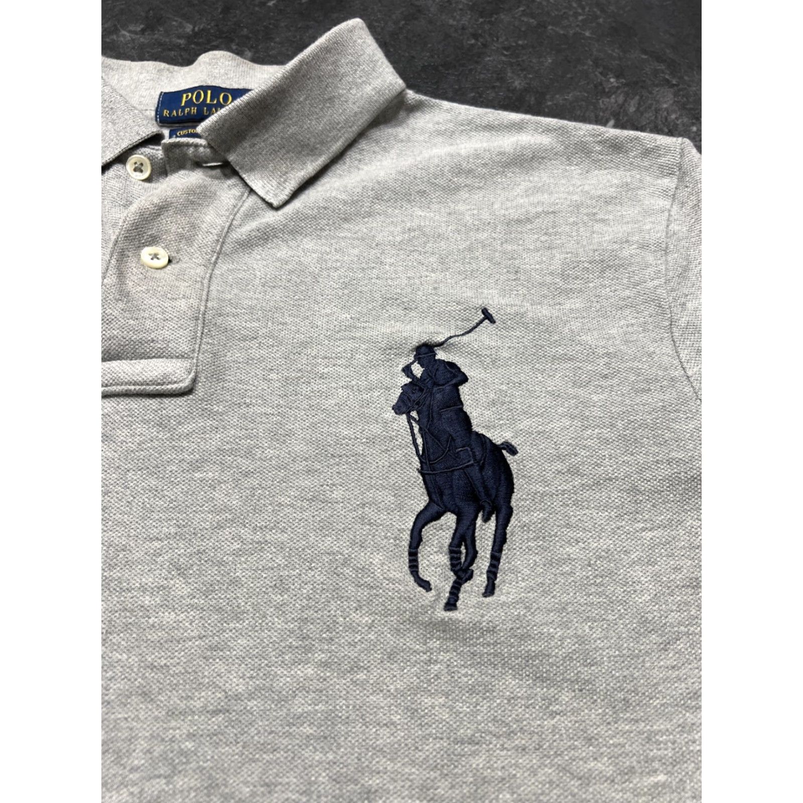 Polo Ralph Lauren VINTAGE? No. Polo Ralph Lauren Polo Shirt Short Sleeve Slim Fit L Black Zebra Logo - Men's Large Shirt Size US L / EU 52-54 / 3 - 3 Thumbnail