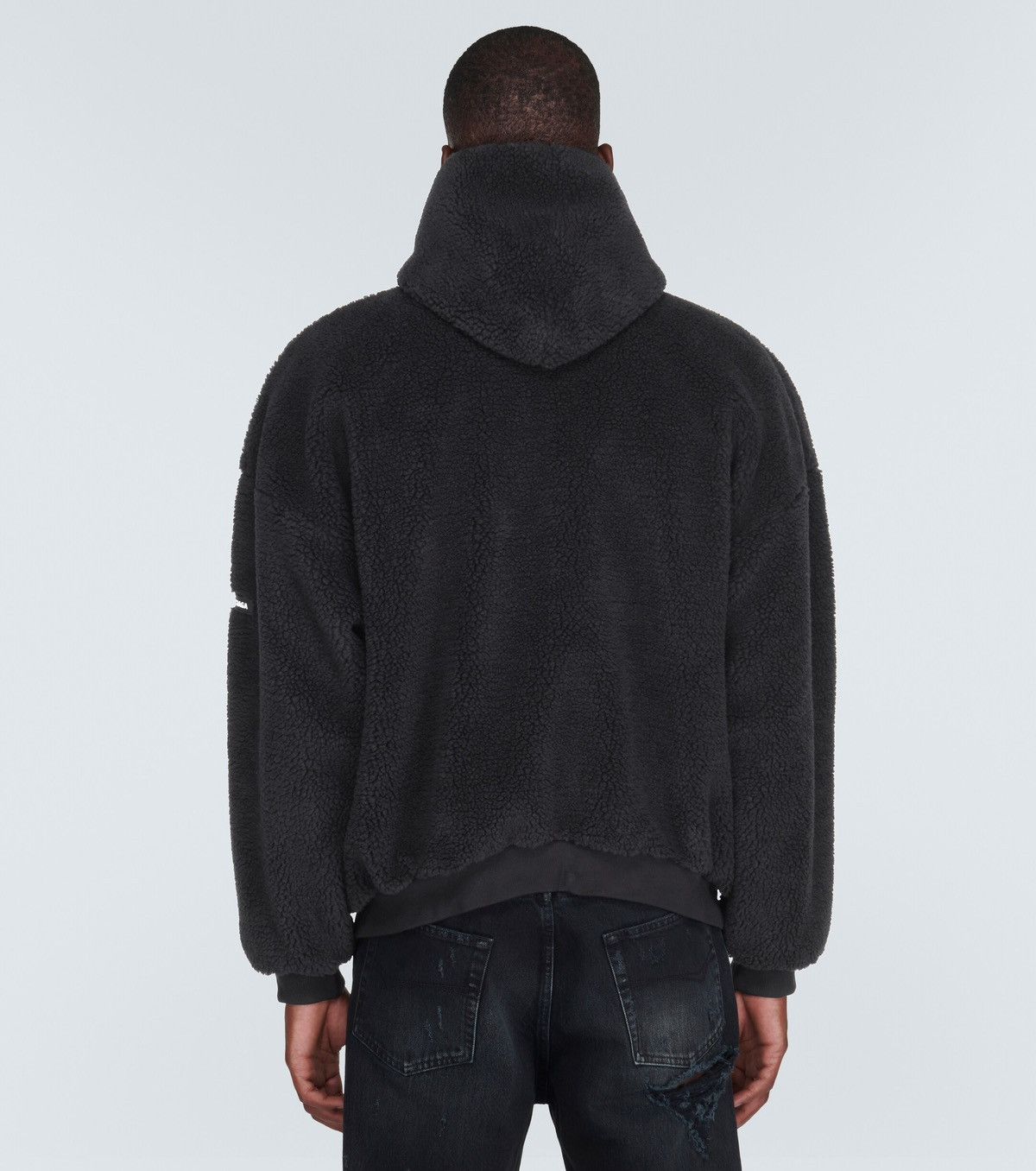 Balenciaga Balenciaga Oversized Fleece Hoodie Size US XS / EU 42 / 0 - 3 Thumbnail