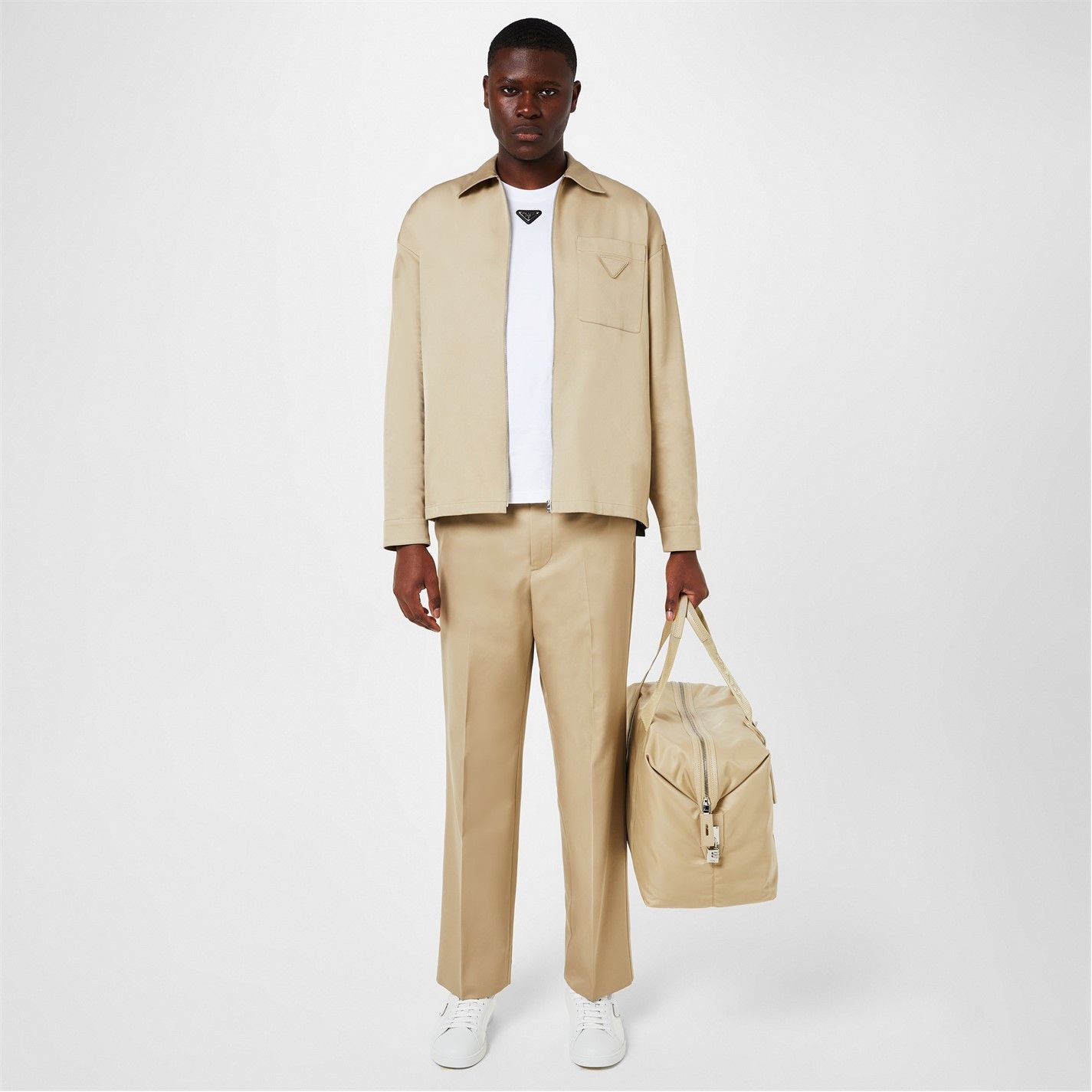 Prada PRADA Stretch Drill Trousers - L Size US 36 / EU 52 - 5 Thumbnail